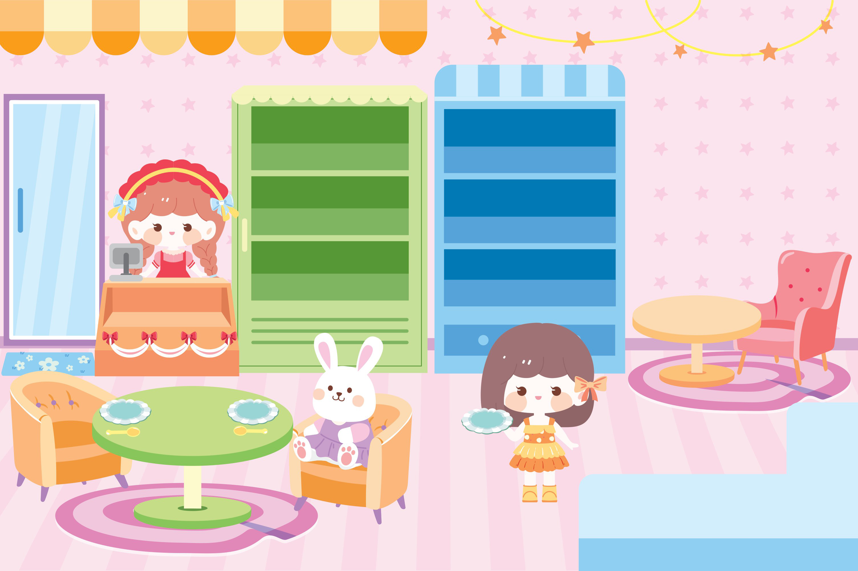 sách trò chơi đóng vai công chúa nhỏ mika - cửa hàng đồ ăn - Ảnh 4