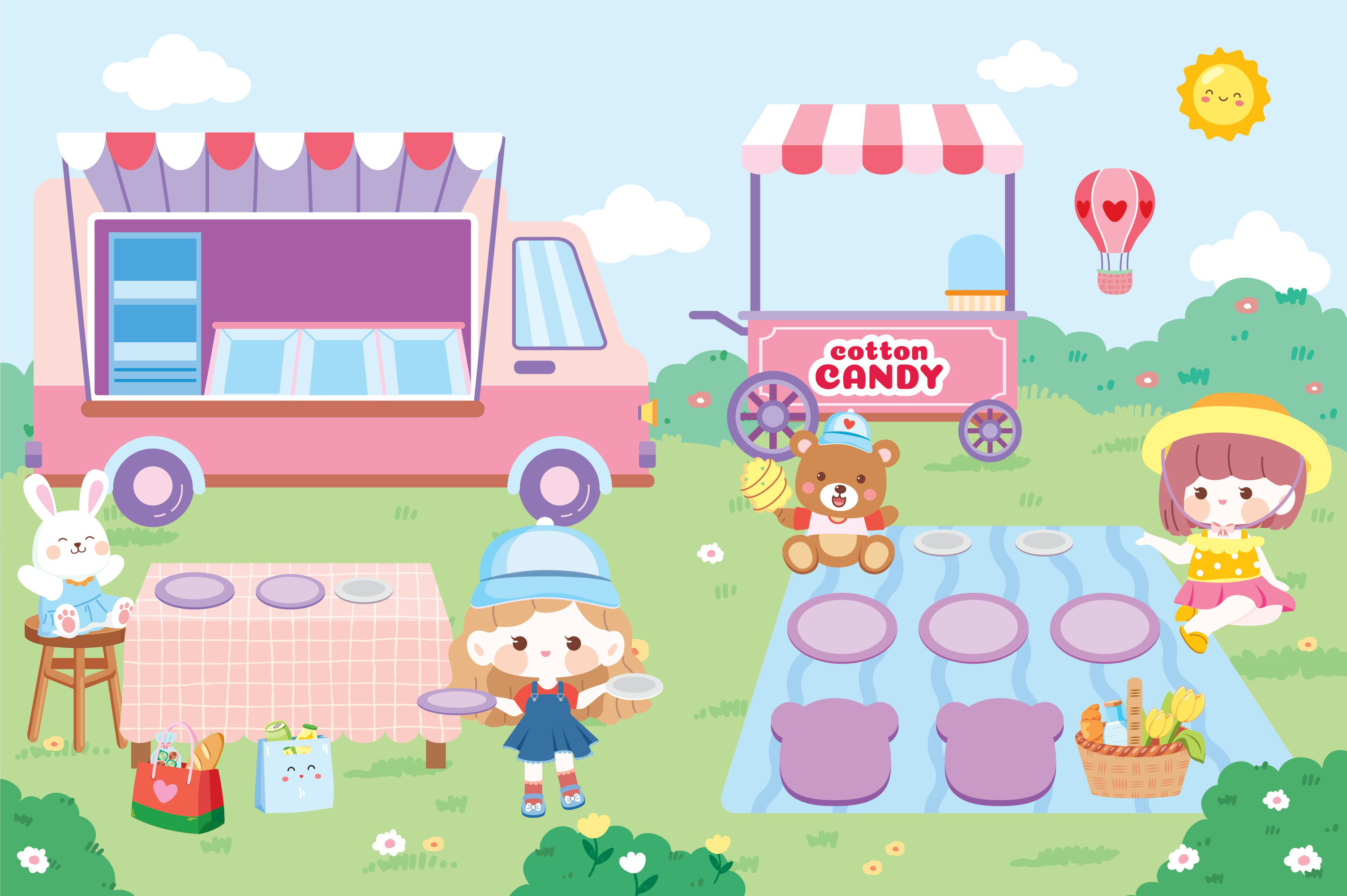 sách trò chơi đóng vai công chúa nhỏ mika - cửa hàng đồ ăn - Ảnh 5