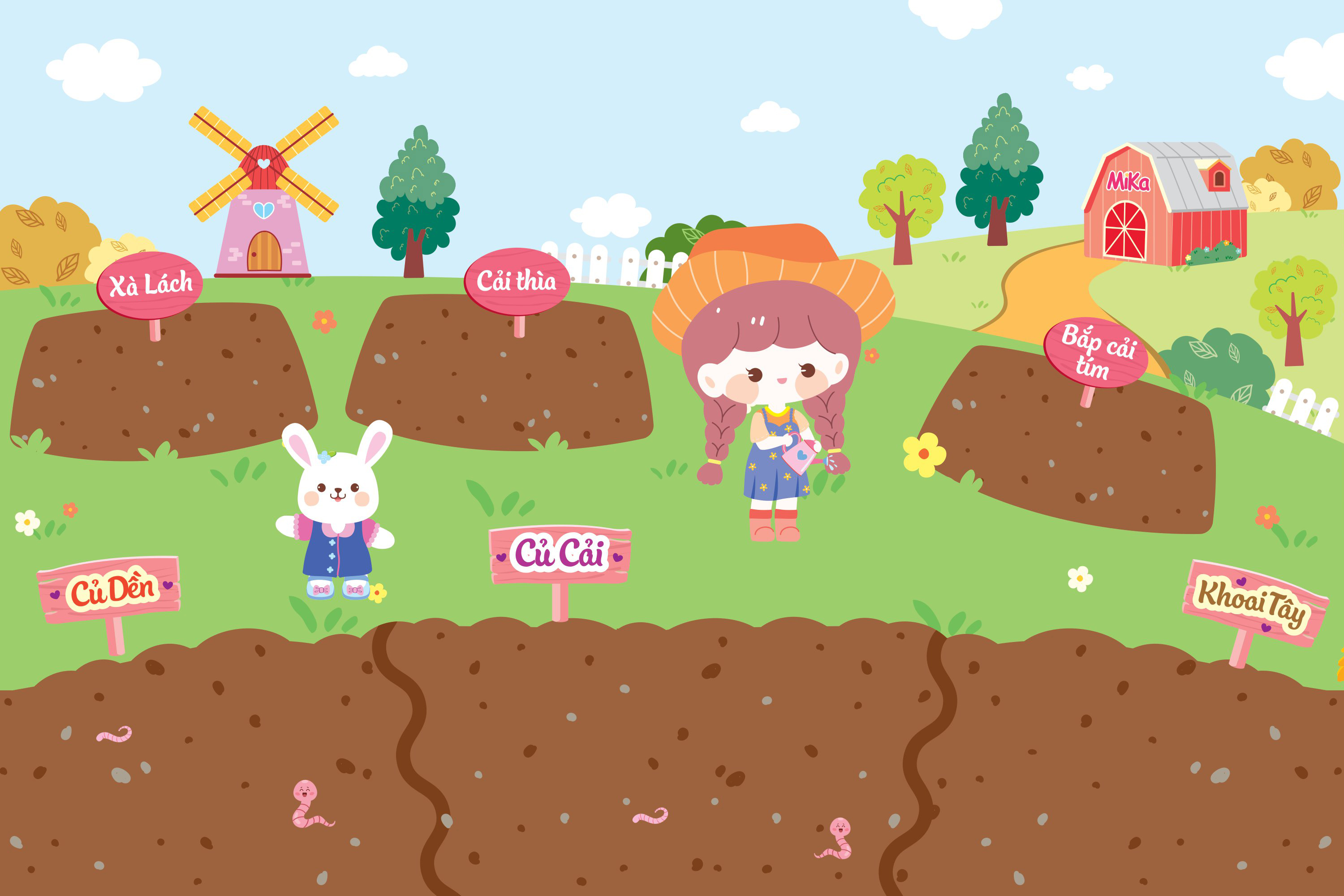 sách trò chơi đóng vai công chúa nhỏ mika - tham quan nông trại - Ảnh 3