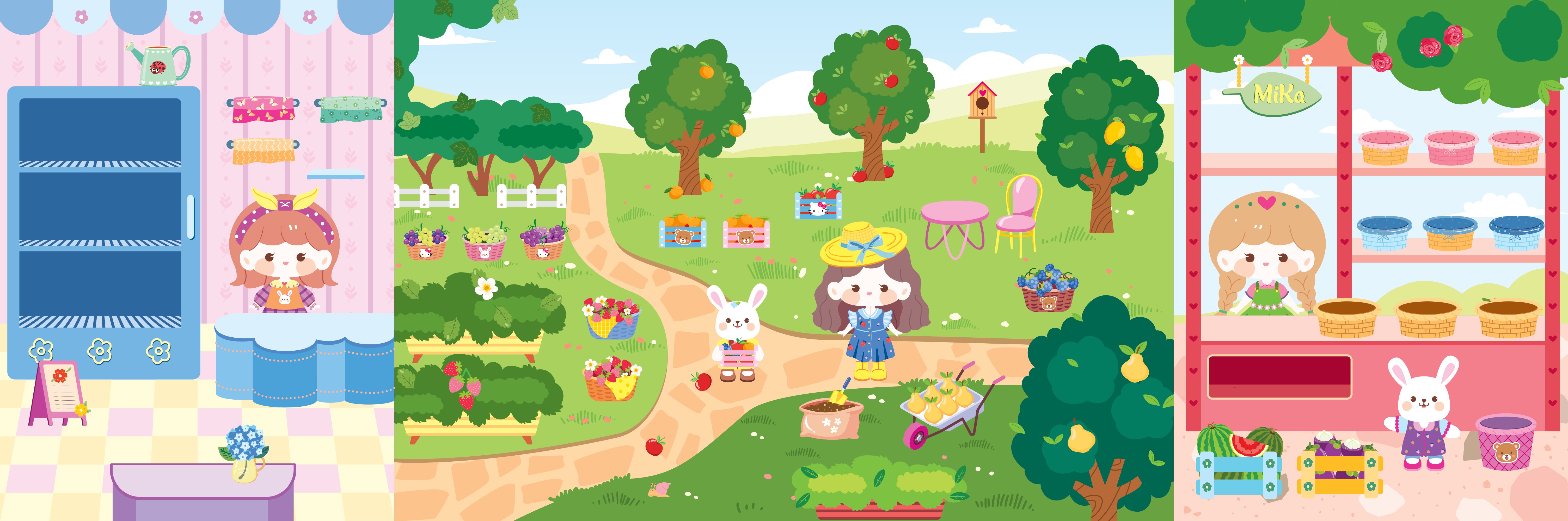 sách trò chơi đóng vai công chúa nhỏ mika - tham quan nông trại - Ảnh 4