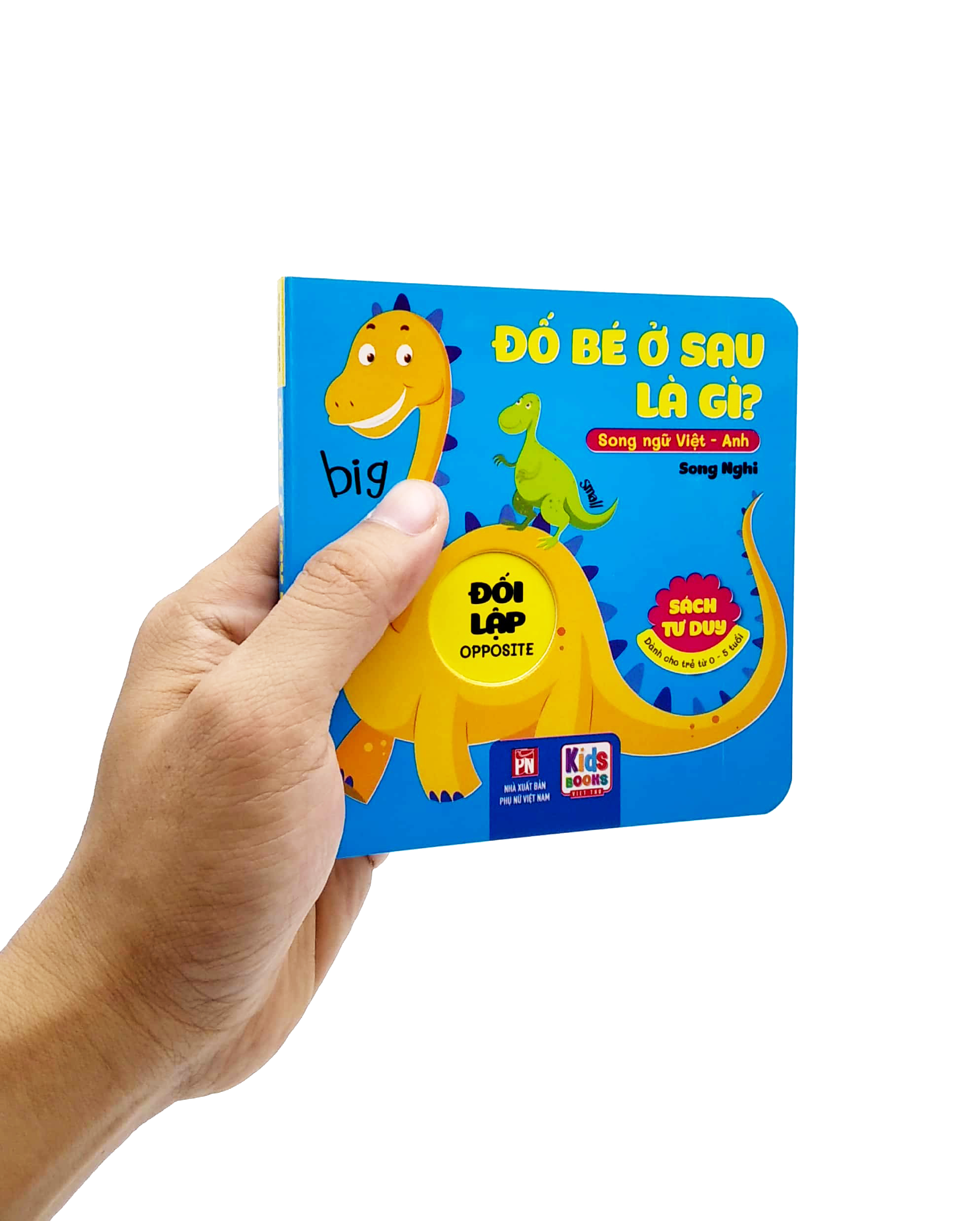 sách tư duy - đố bé ở sau là gì? - đối lập (song ngữ việt - anh) - Ảnh 7