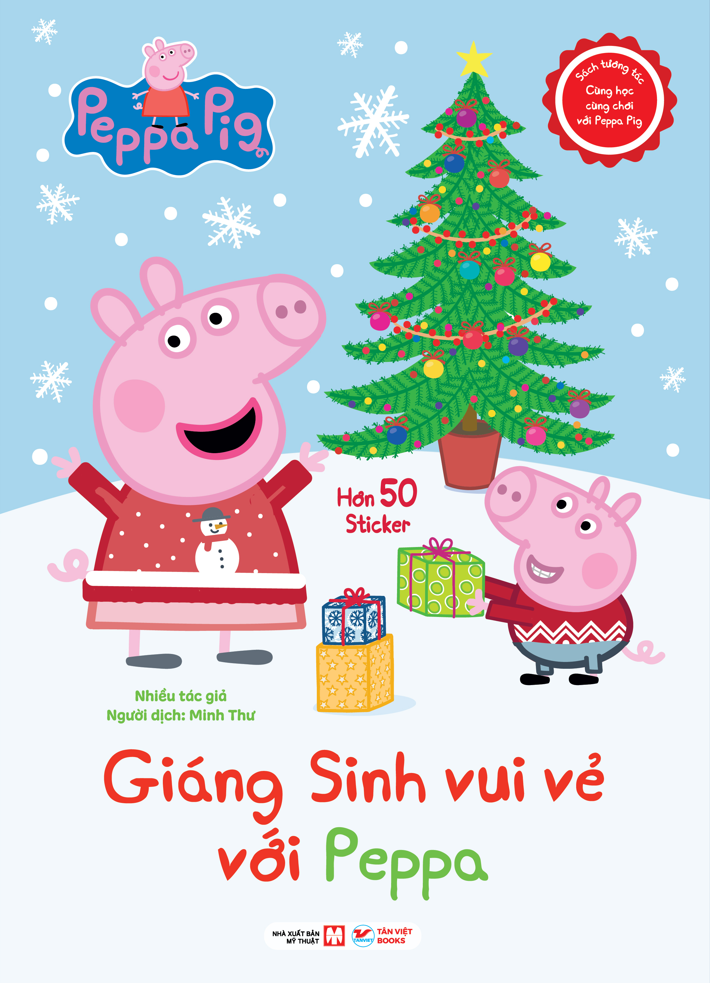 sách tương tác - cùng học cùng chơi với peppa pig - giáng sinh vui vẻ với peppa - Ảnh 2