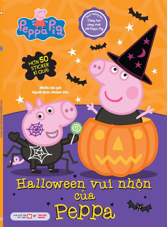 Sach Tuong Tac - Cung Hoc Cung Choi Voi Peppa Pig - Halloween Vui Nhon Cua Peppa - Ảnh 2
