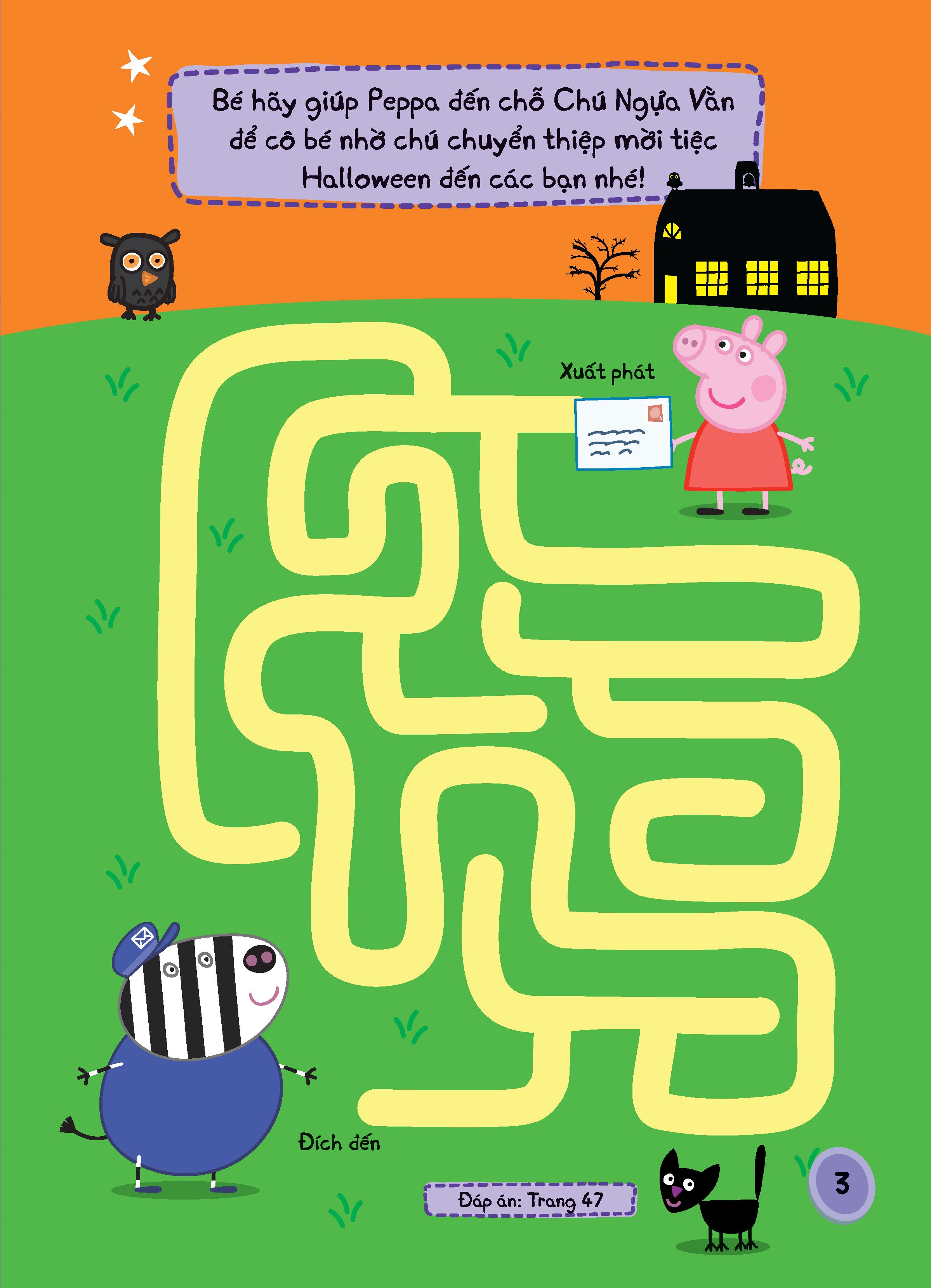 Sach Tuong Tac - Cung Hoc Cung Choi Voi Peppa Pig - Halloween Vui Nhon Cua Peppa - Ảnh 5