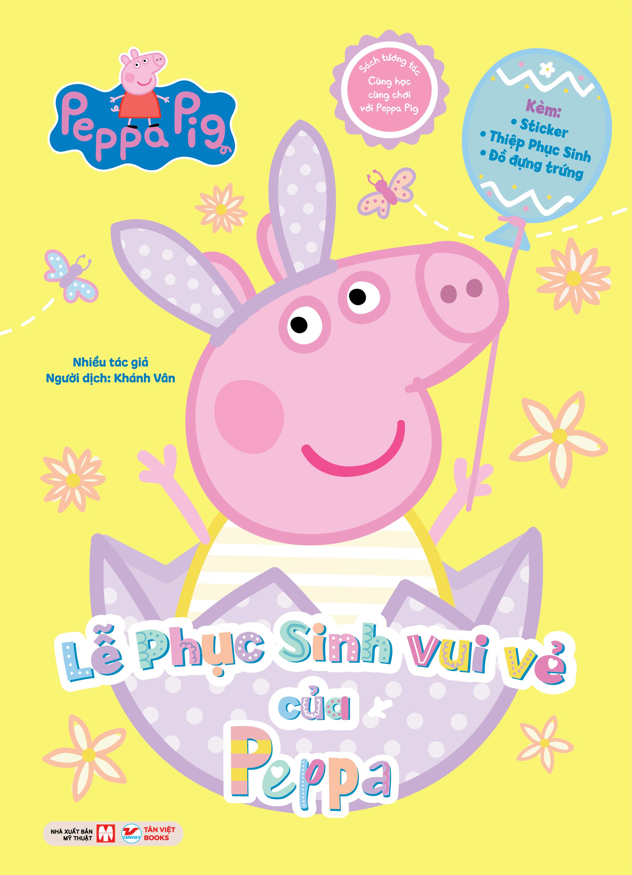 sách tương tác - cùng học cùng chơi với peppa pig - lễ phục sinh vui vẻ của peppa - Ảnh 2