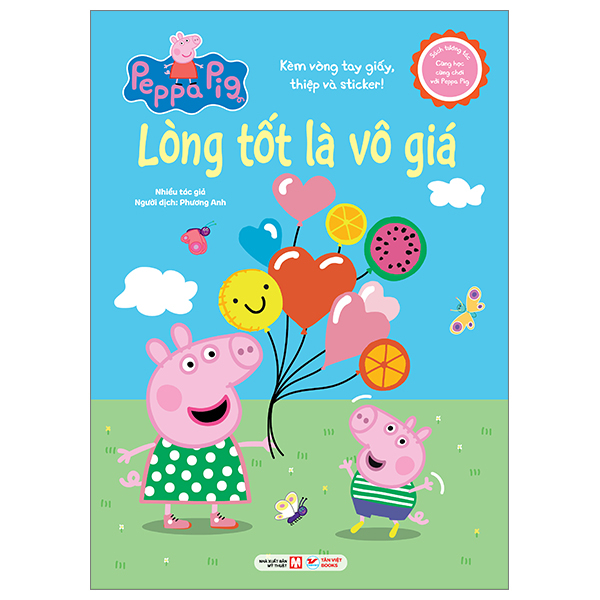 sách tương tác - cùng học cùng chơi với peppa pig - lòng tốt là vô giá