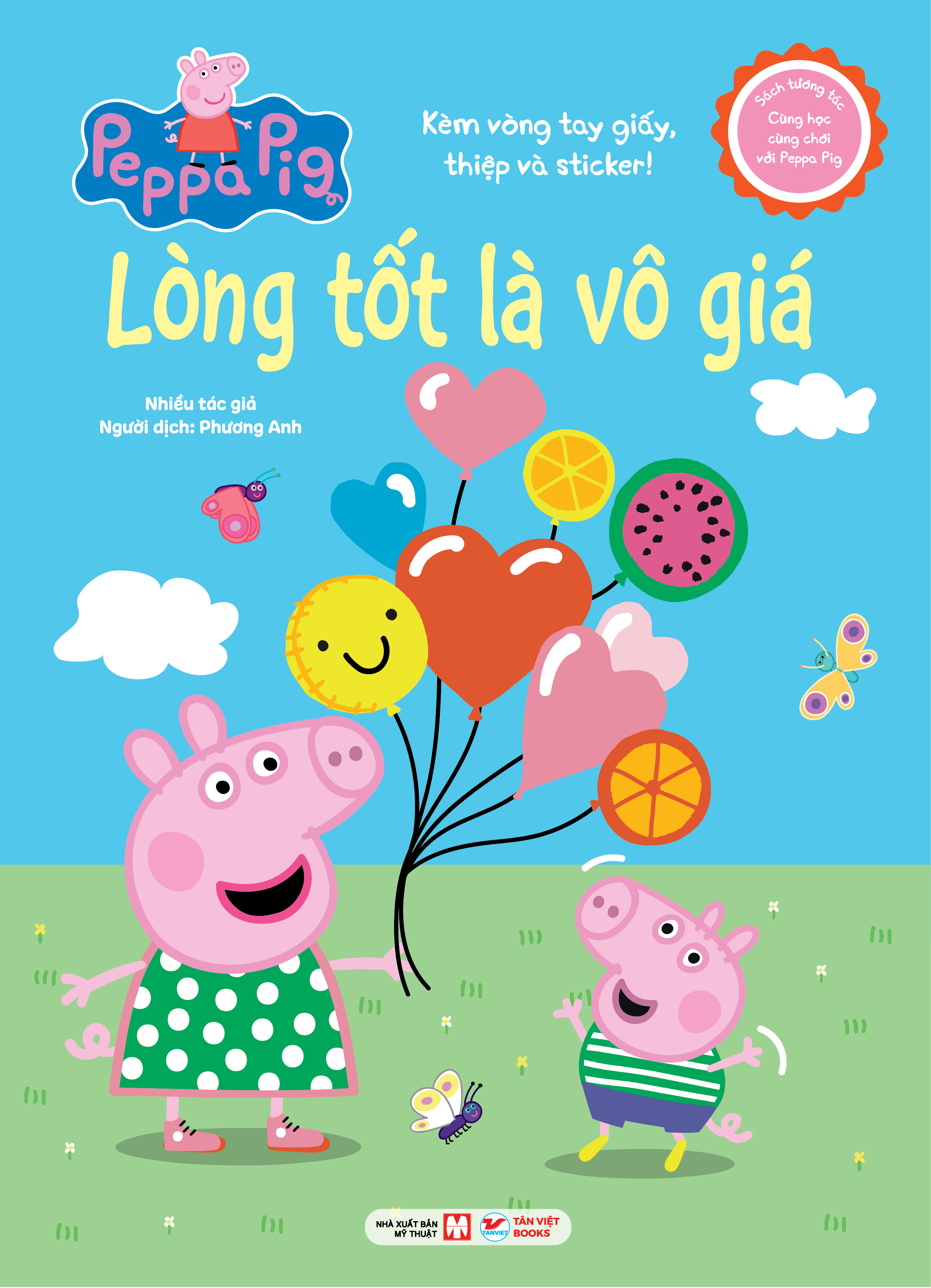 sách tương tác - cùng học cùng chơi với peppa pig - lòng tốt là vô giá - Ảnh 2