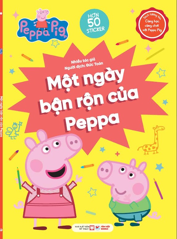 Sách Tương Tác - Cùng Học Cùng Chơi Với Peppa Pig - Một Ngày Bận Rộn Của Peppa - Ảnh 2
