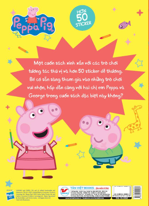 Sách Tương Tác - Cùng Học Cùng Chơi Với Peppa Pig - Một Ngày Bận Rộn Của Peppa - Ảnh 6