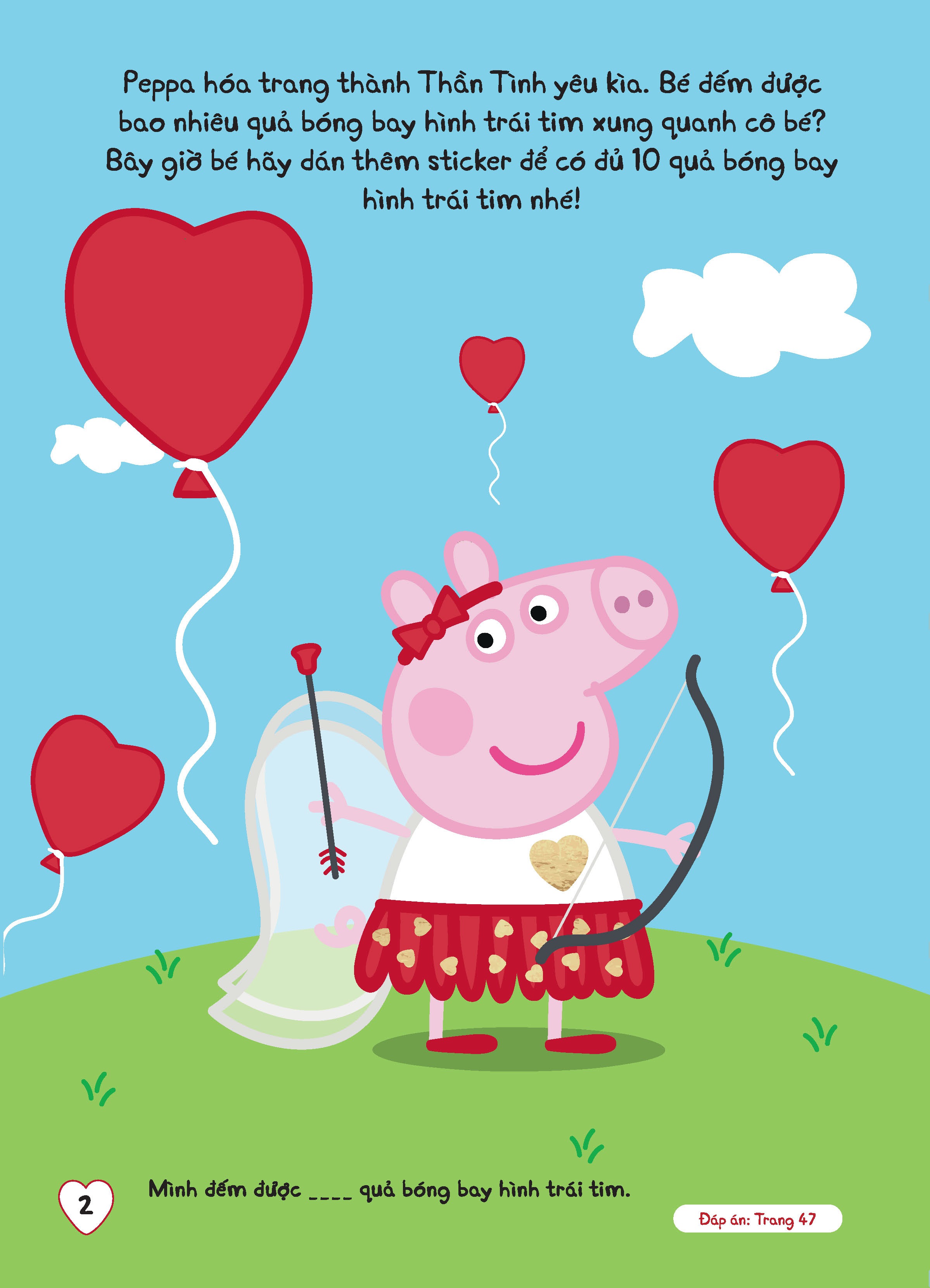 Sach Tuong Tac - Cung Hoc Cung Choi Voi Peppa Pig - Ngay Le Tinh Nhan Ngot Ngao - Ảnh 4