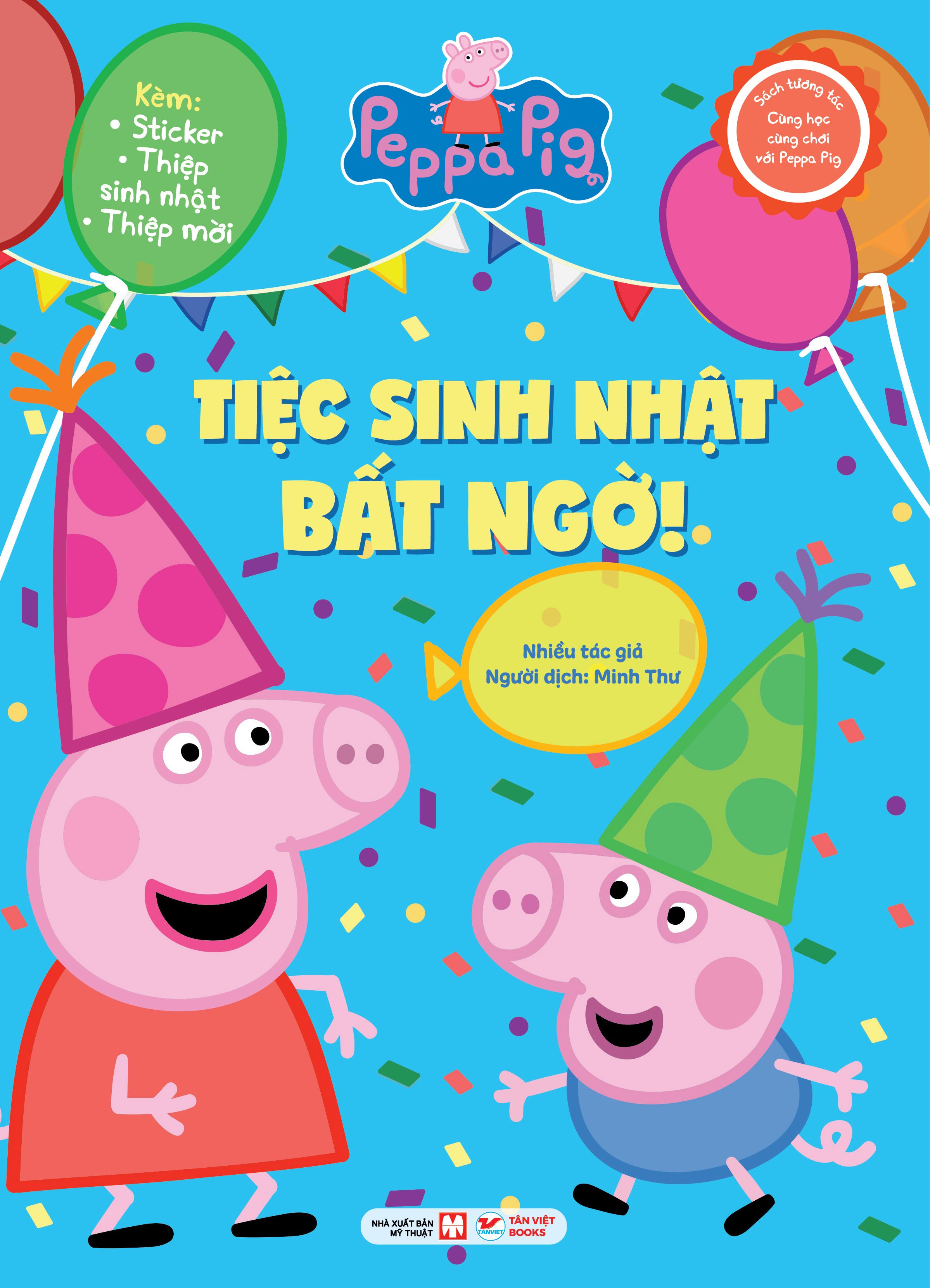 sách tương tác - cùng học cùng chơi với peppa pig - tiệc sinh nhật bất ngờ - Ảnh 2