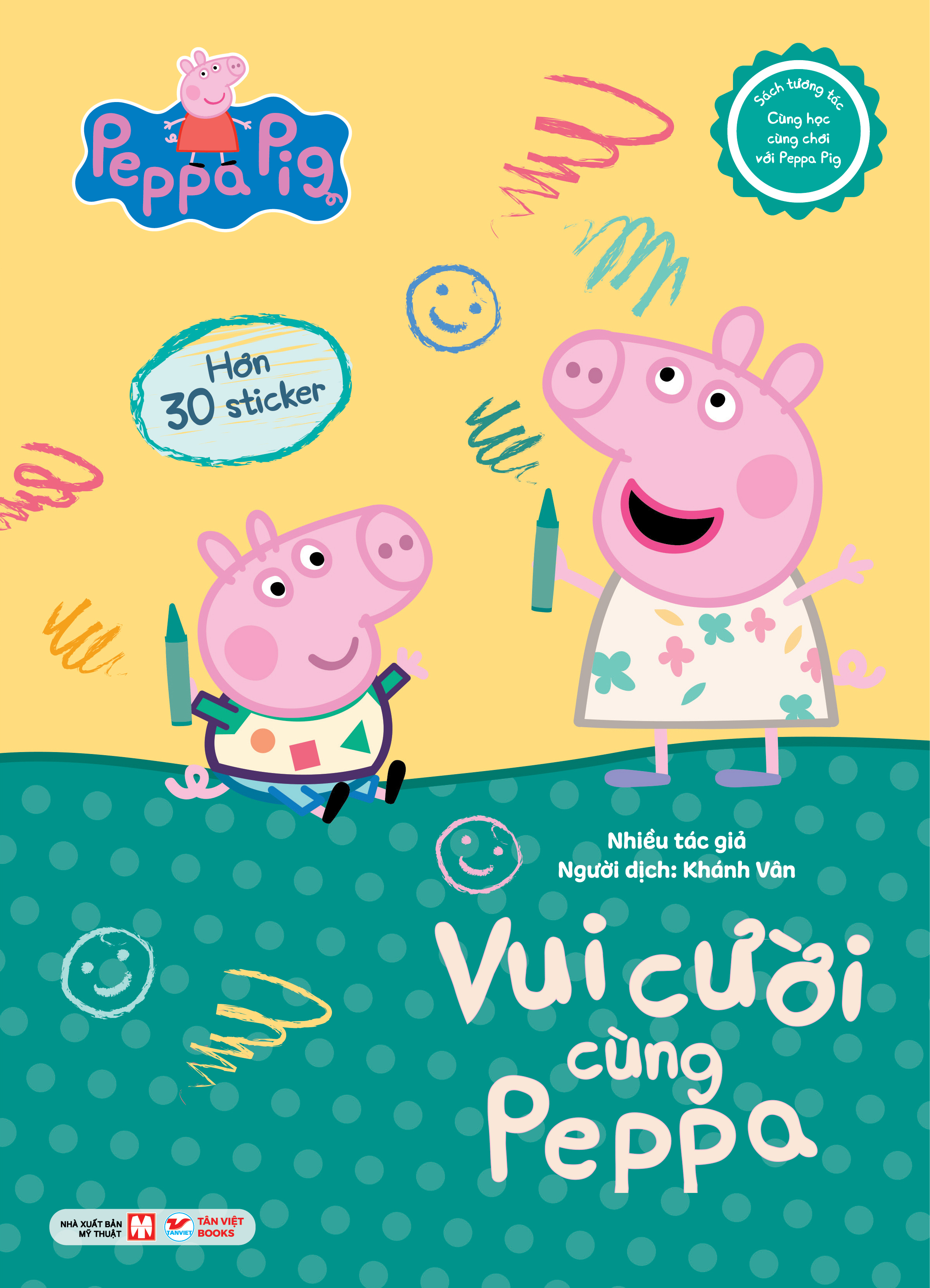 sách tương tác - cùng học cùng chơi với peppa pig - vui cười cùng peppa - Ảnh 2