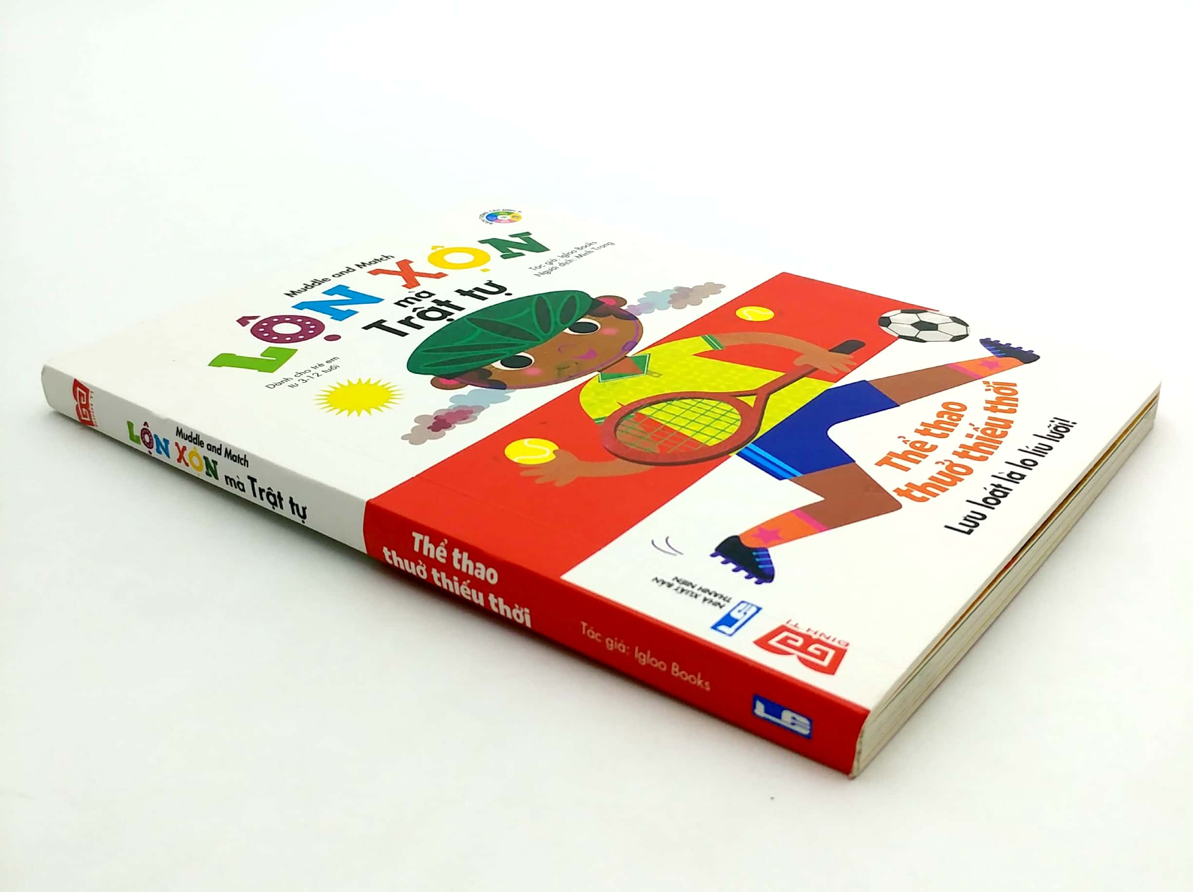 sách tương tác - muddle and match - lộn xộn mà trật tự - thể thao thuở thiếu thời - Ảnh 2