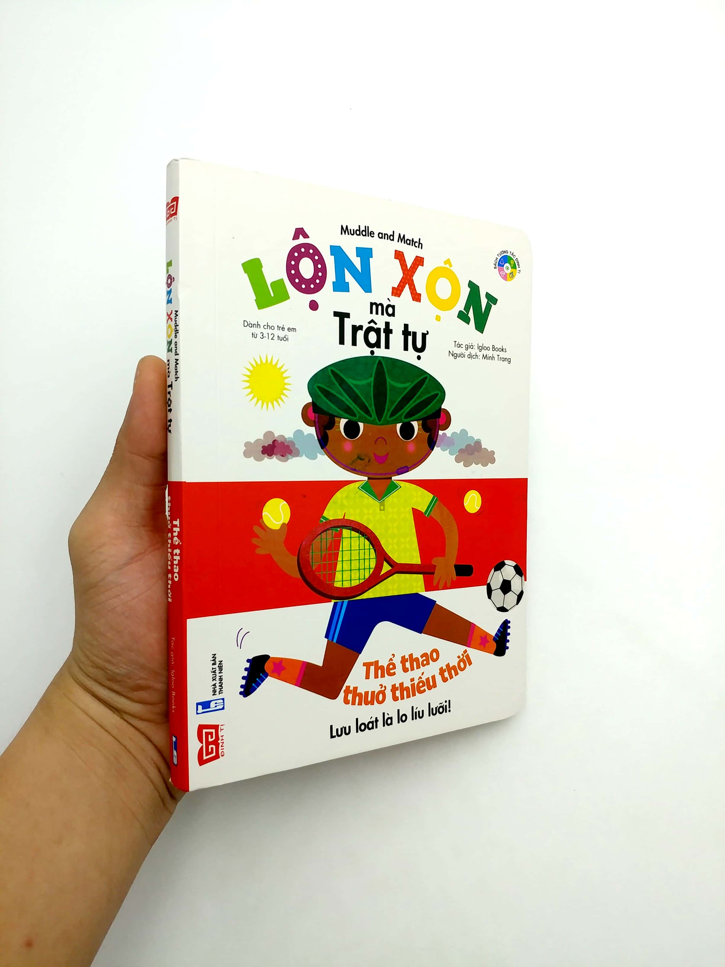 sách tương tác - muddle and match - lộn xộn mà trật tự - thể thao thuở thiếu thời - Ảnh 3