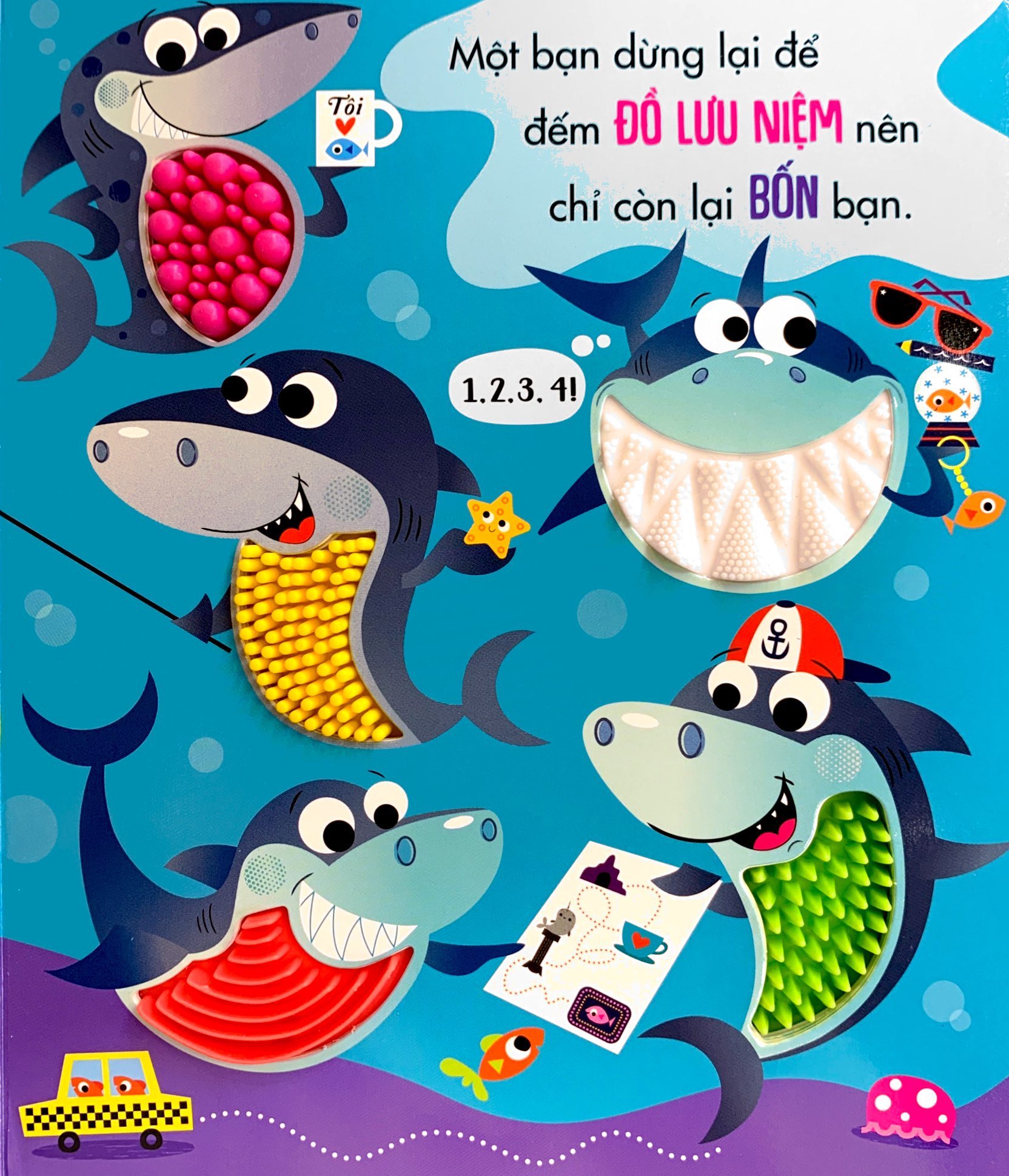 sách tương tác thông minh - đừng chạm vào cá mập - Ảnh 4