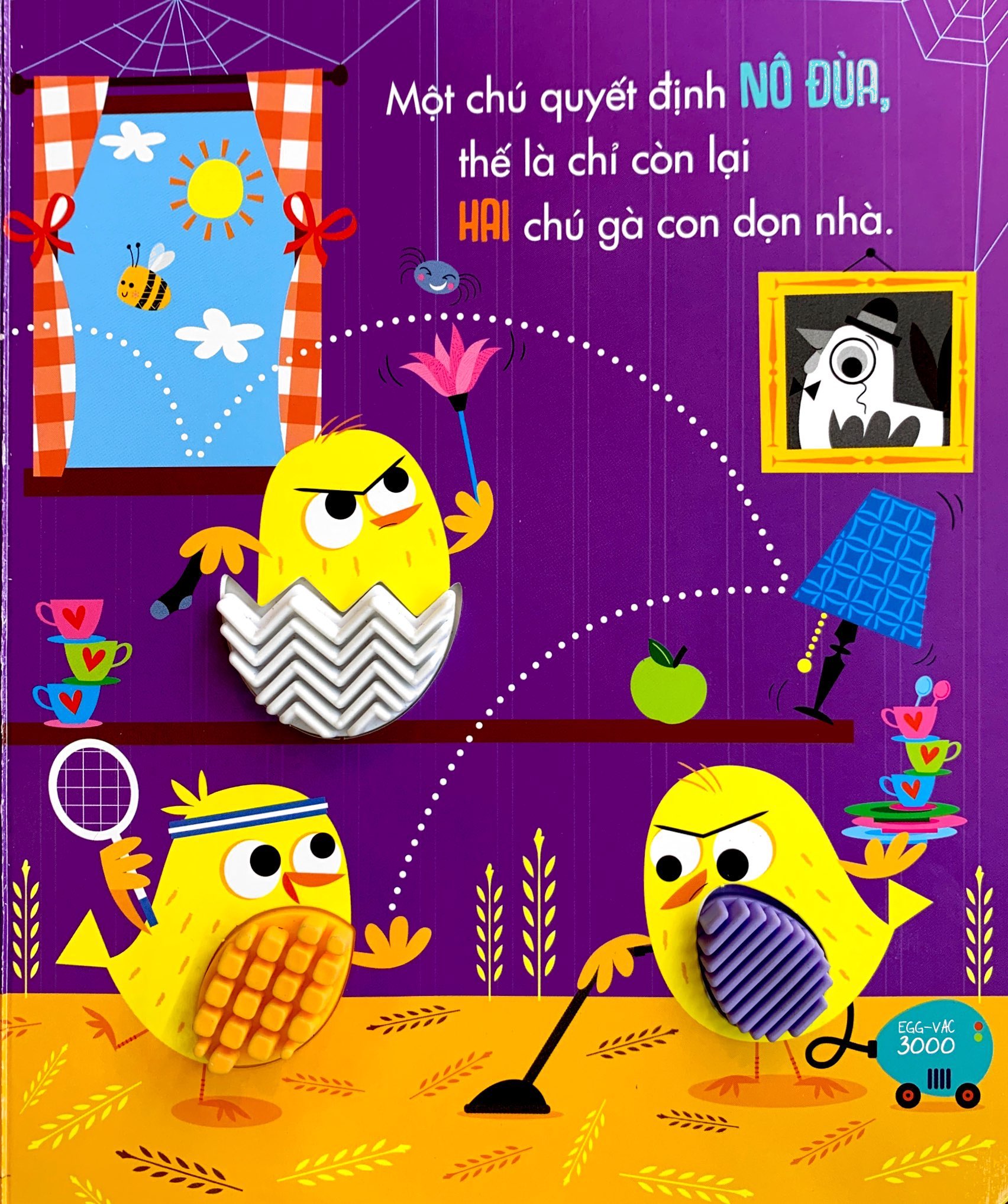 sách tương tác thông minh - đừng chạm vào gà con nóng nảy - Ảnh 5