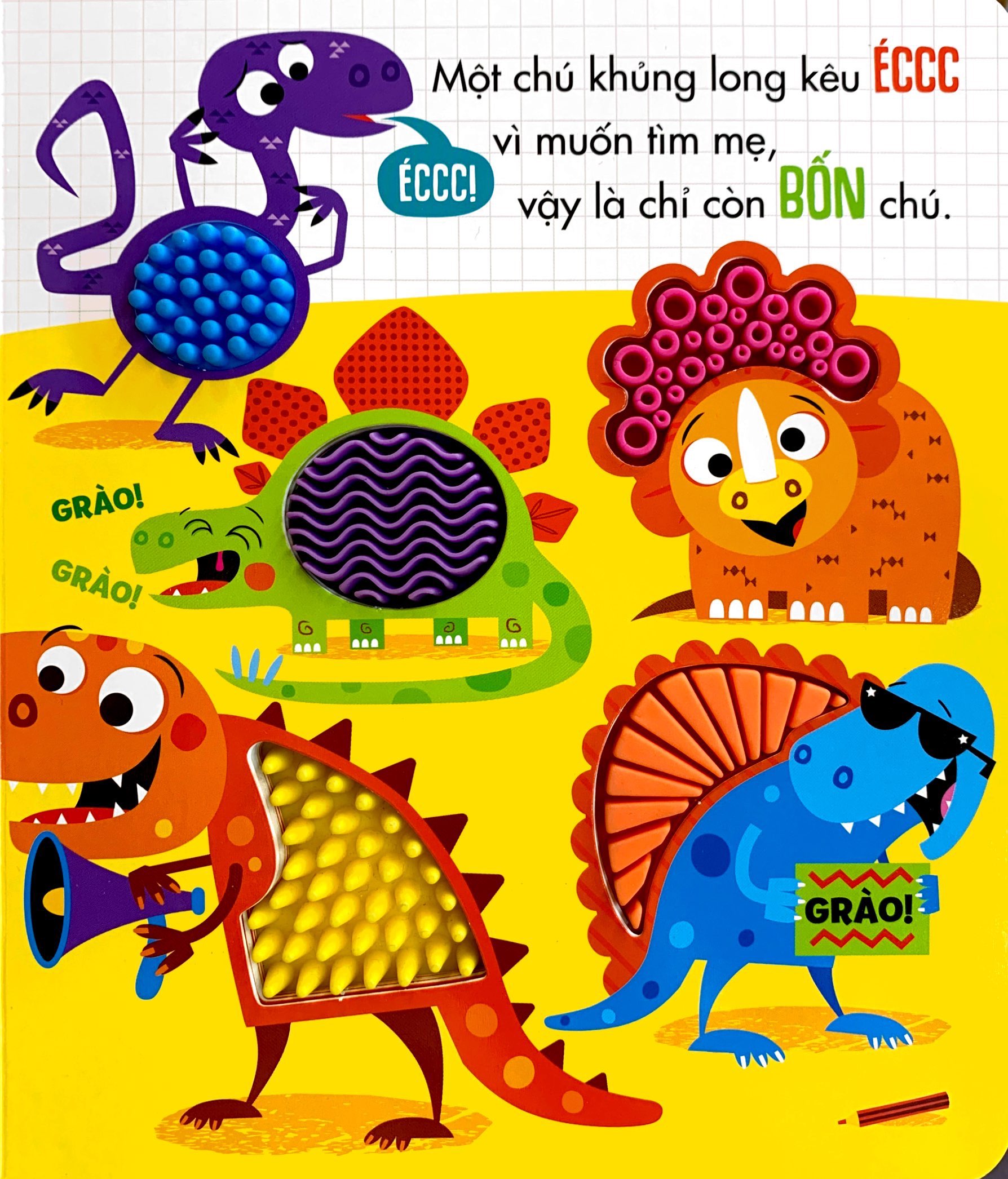 sách tương tác thông minh - đừng chạm vào khủng long - Ảnh 3
