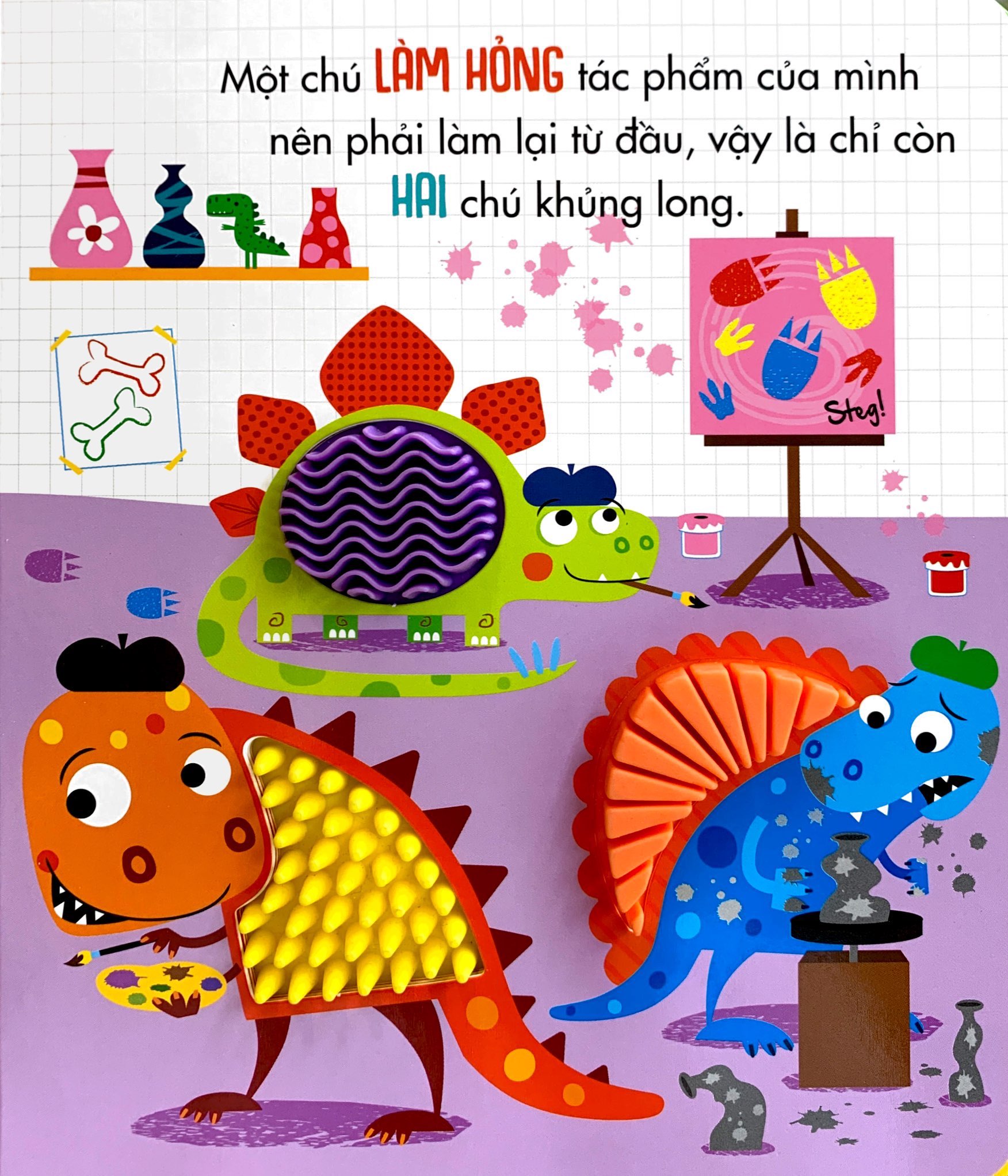 sách tương tác thông minh - đừng chạm vào khủng long - Ảnh 5