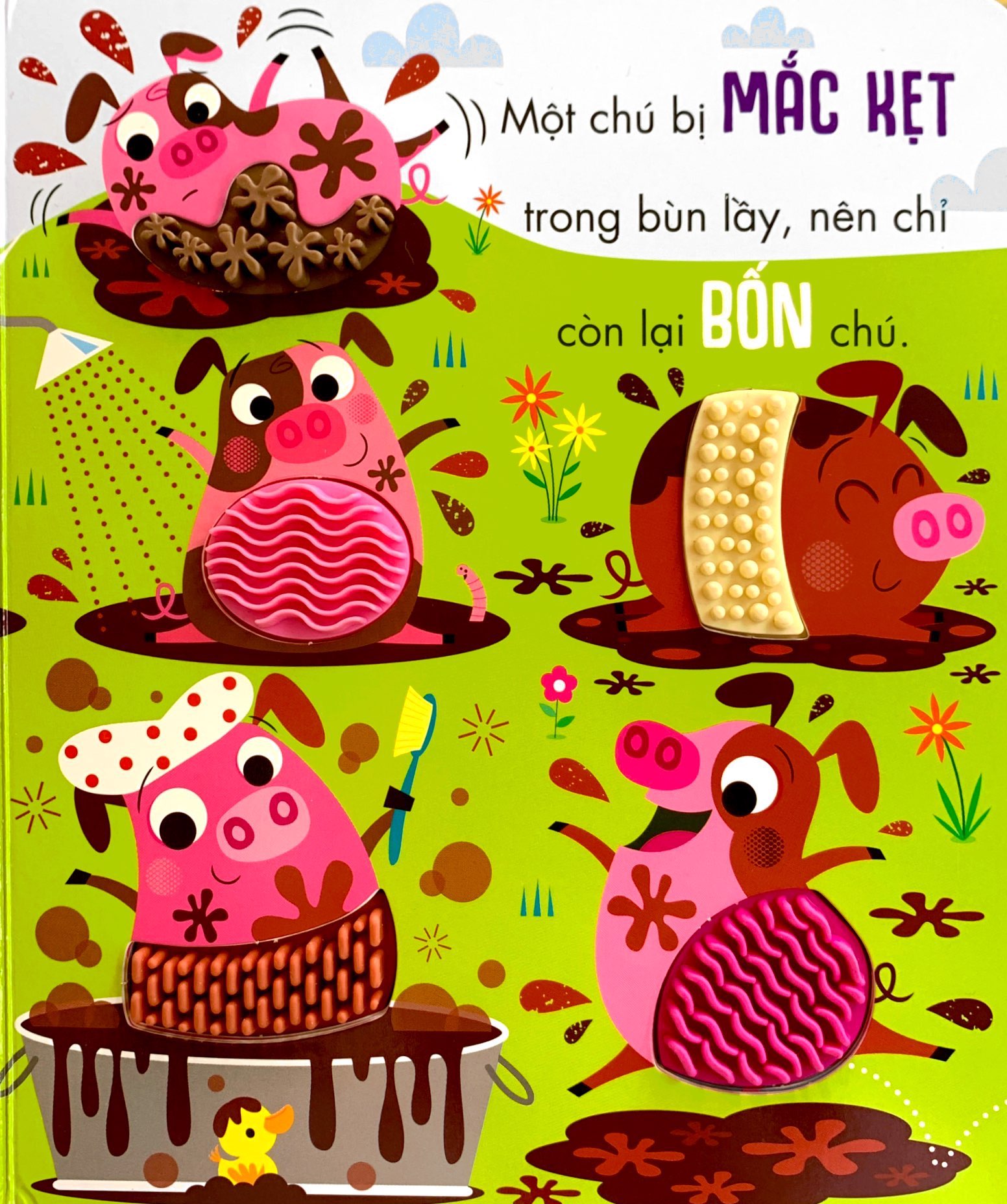 sách tương tác thông minh - đừng chạm vào lợn con lem nhem - Ảnh 3