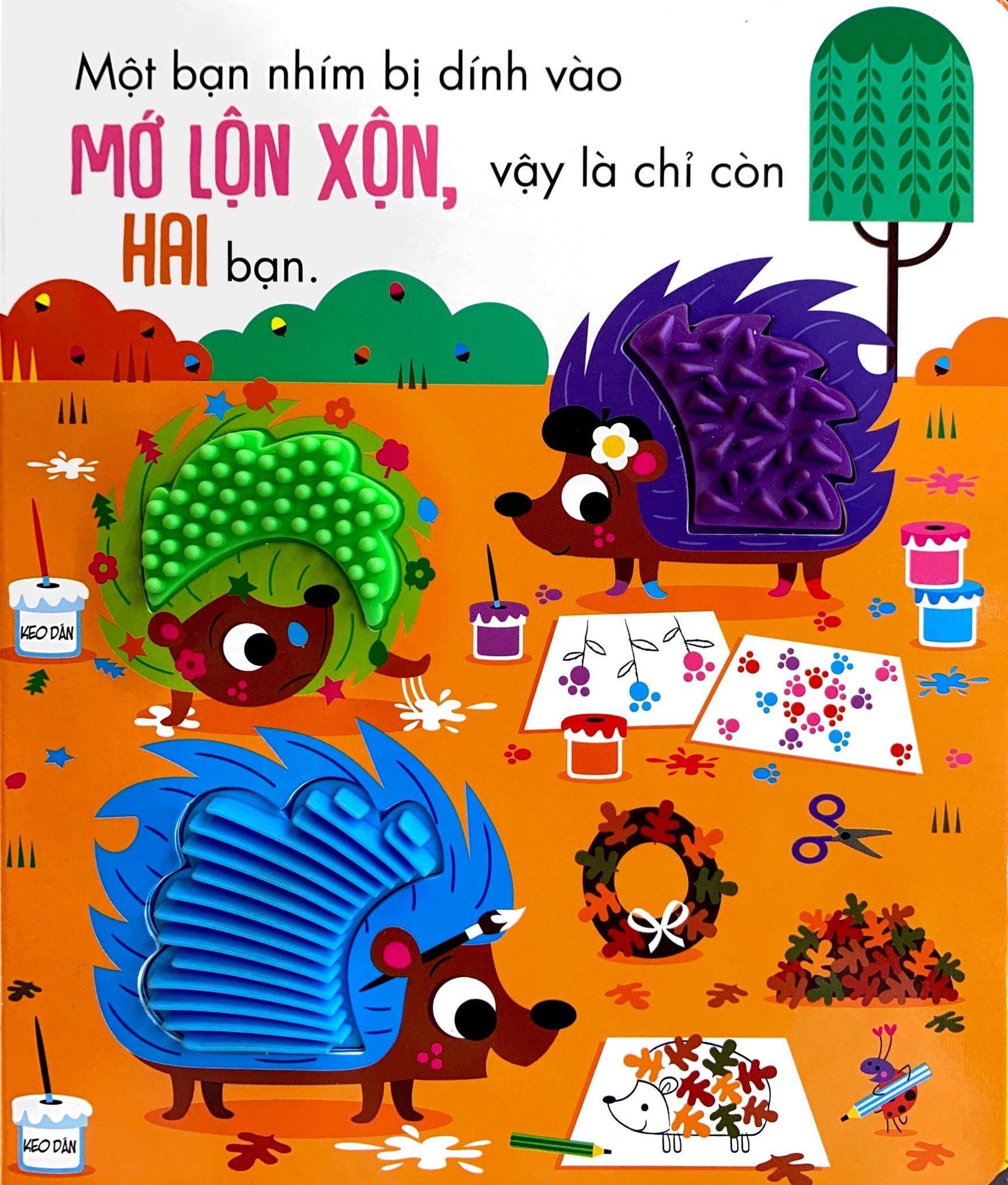 sách tương tác thông minh - đừng chạm vào nhím gai - Ảnh 5