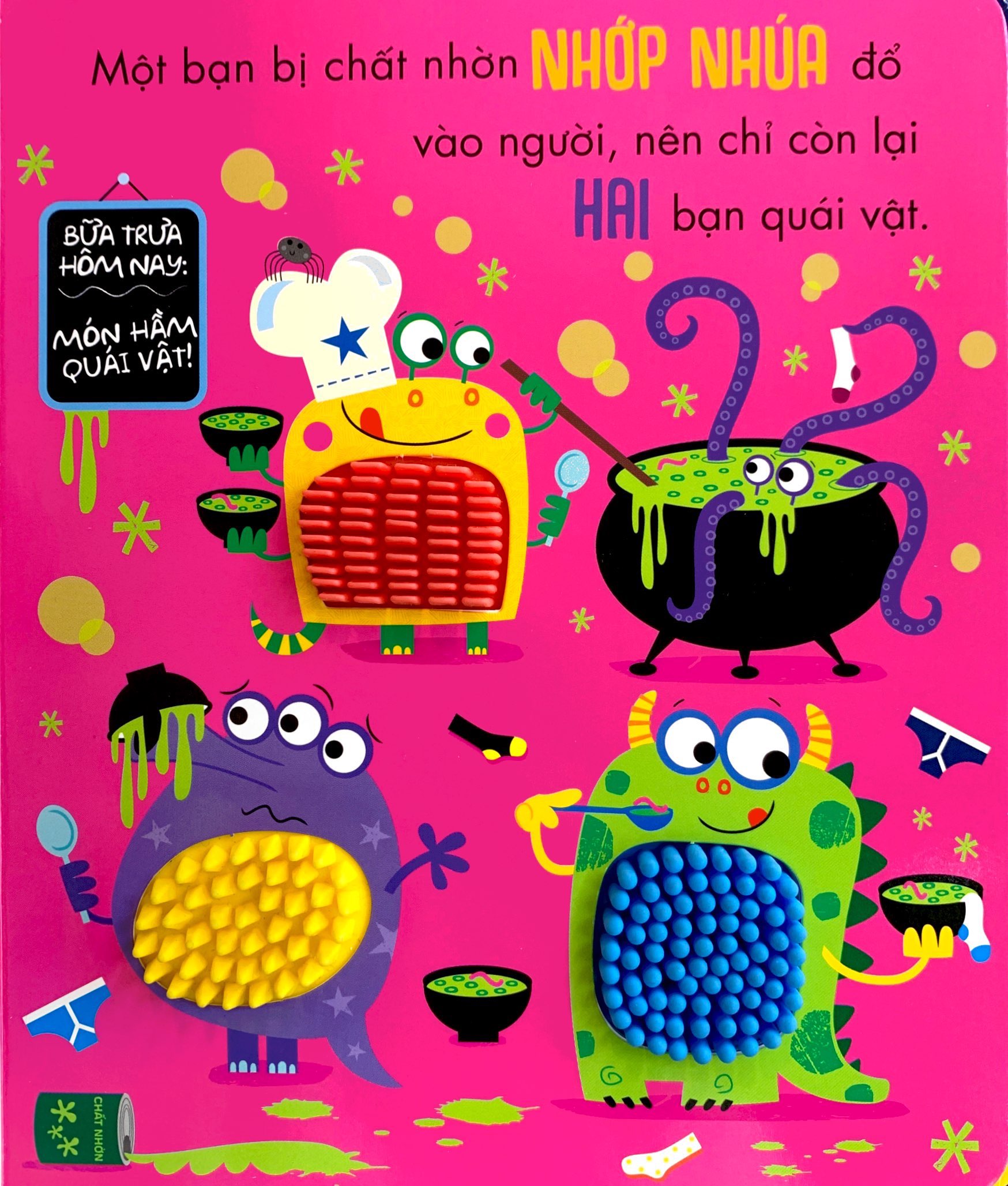 sách tương tác thông minh - đừng chạm vào quái vật - Ảnh 5