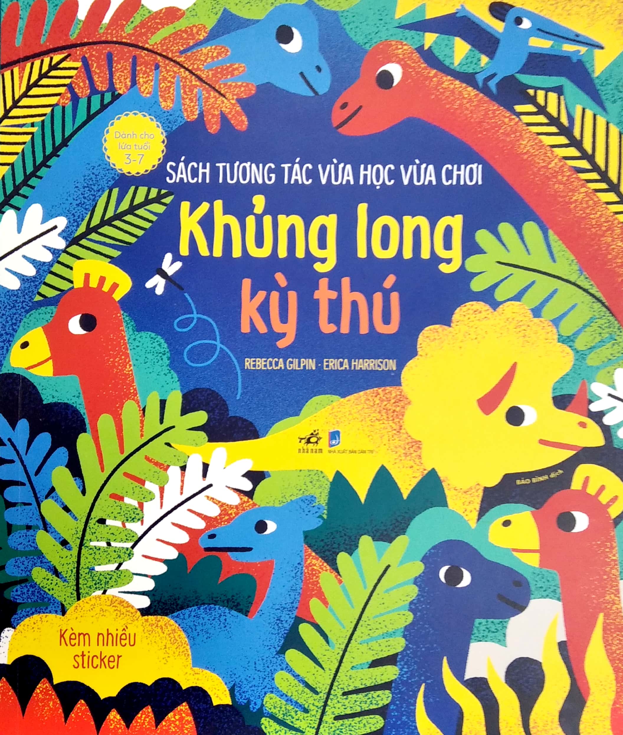 sách tương tác vừa học vừa chơi -khủng long kỳ thú - Ảnh 3
