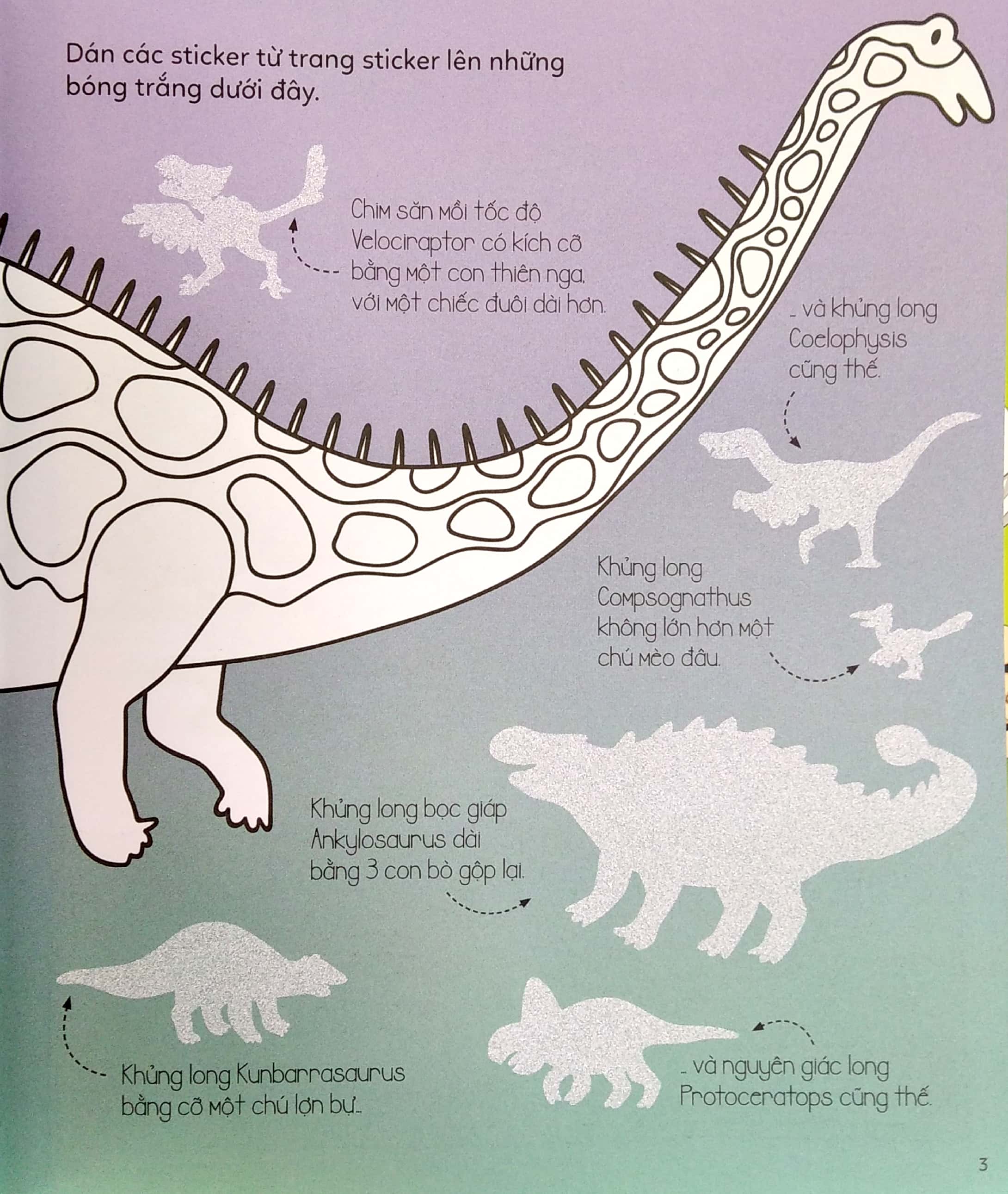 sách tương tác vừa học vừa chơi -khủng long kỳ thú - Ảnh 5