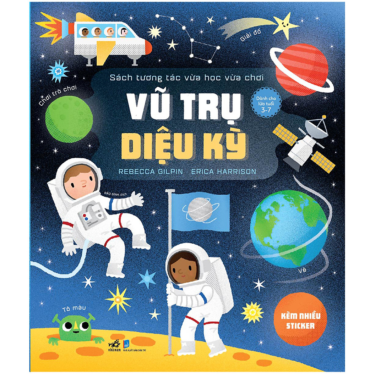 sách tương tác vừa học vừa chơi - vũ trụ diệu kỳ - Ảnh 2