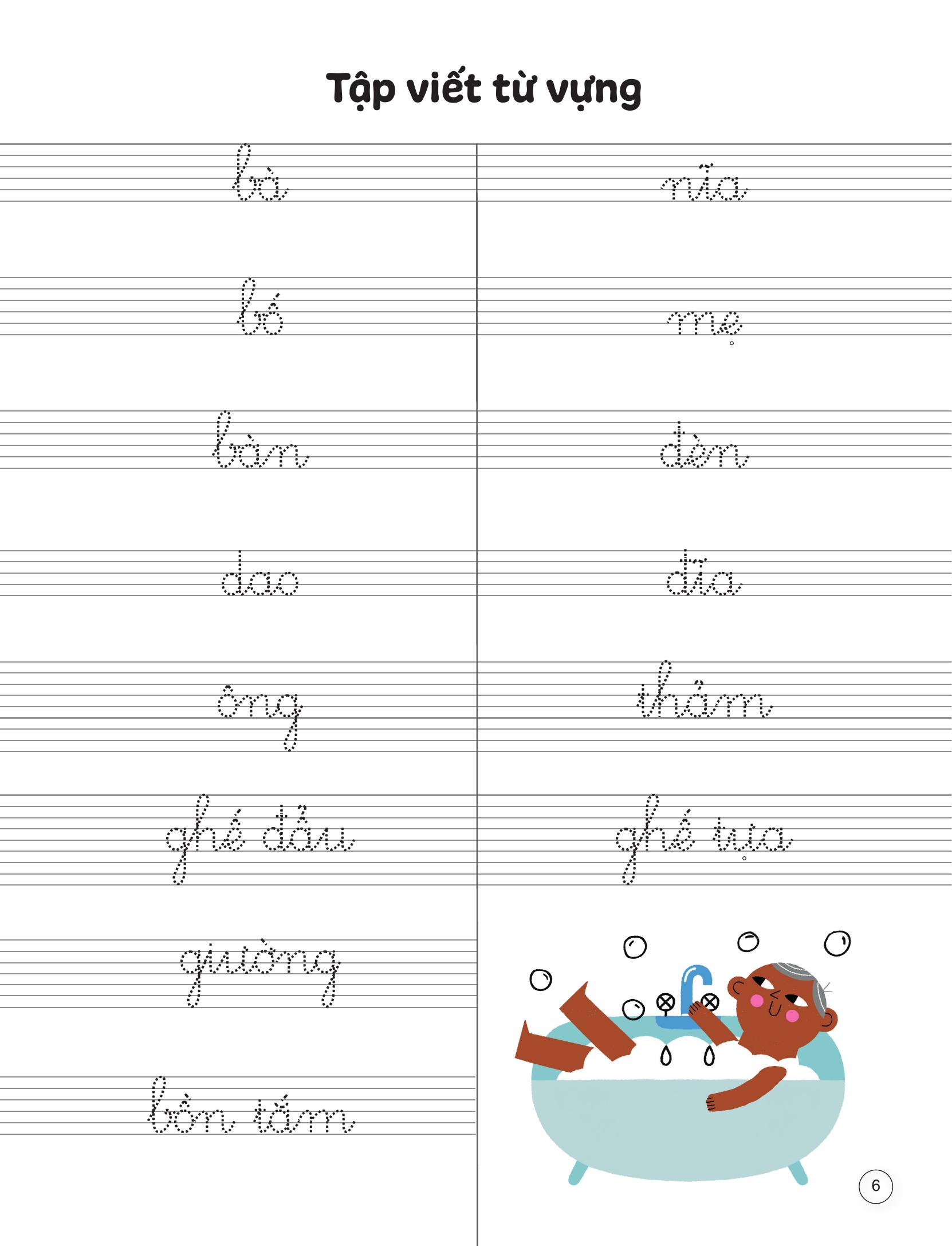 Sách Viết Xóa Thông Minh - 100 Từ Vựng Đầu Đời - Ảnh 8