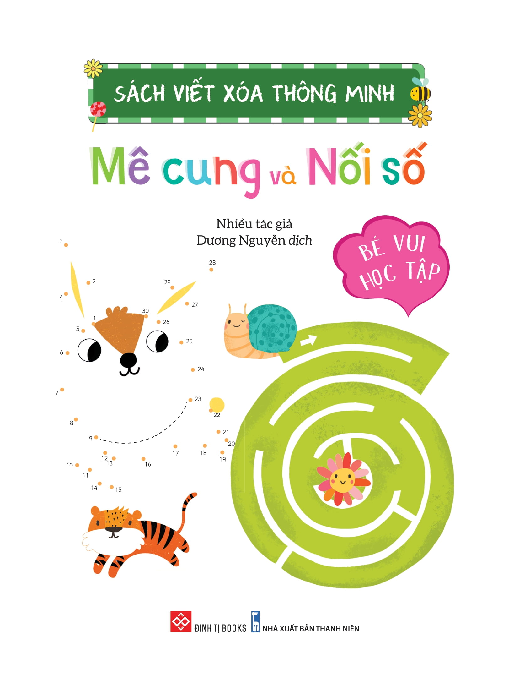 sách viết xóa thông minh - mê cung và nối số - Ảnh 2