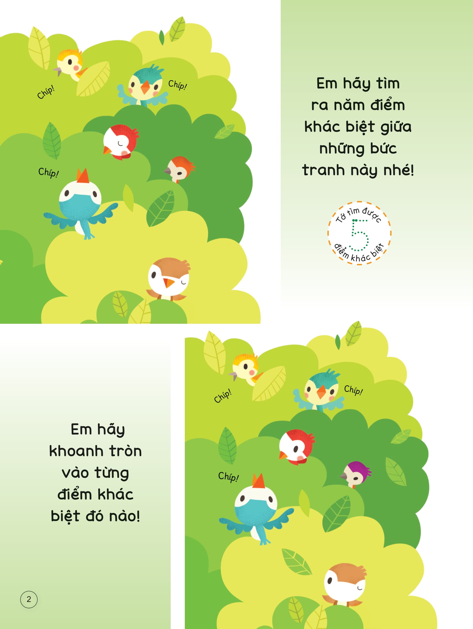 sách viết xóa thông minh - tìm điểm khác biệt và xem tranh giải đố - Ảnh 3