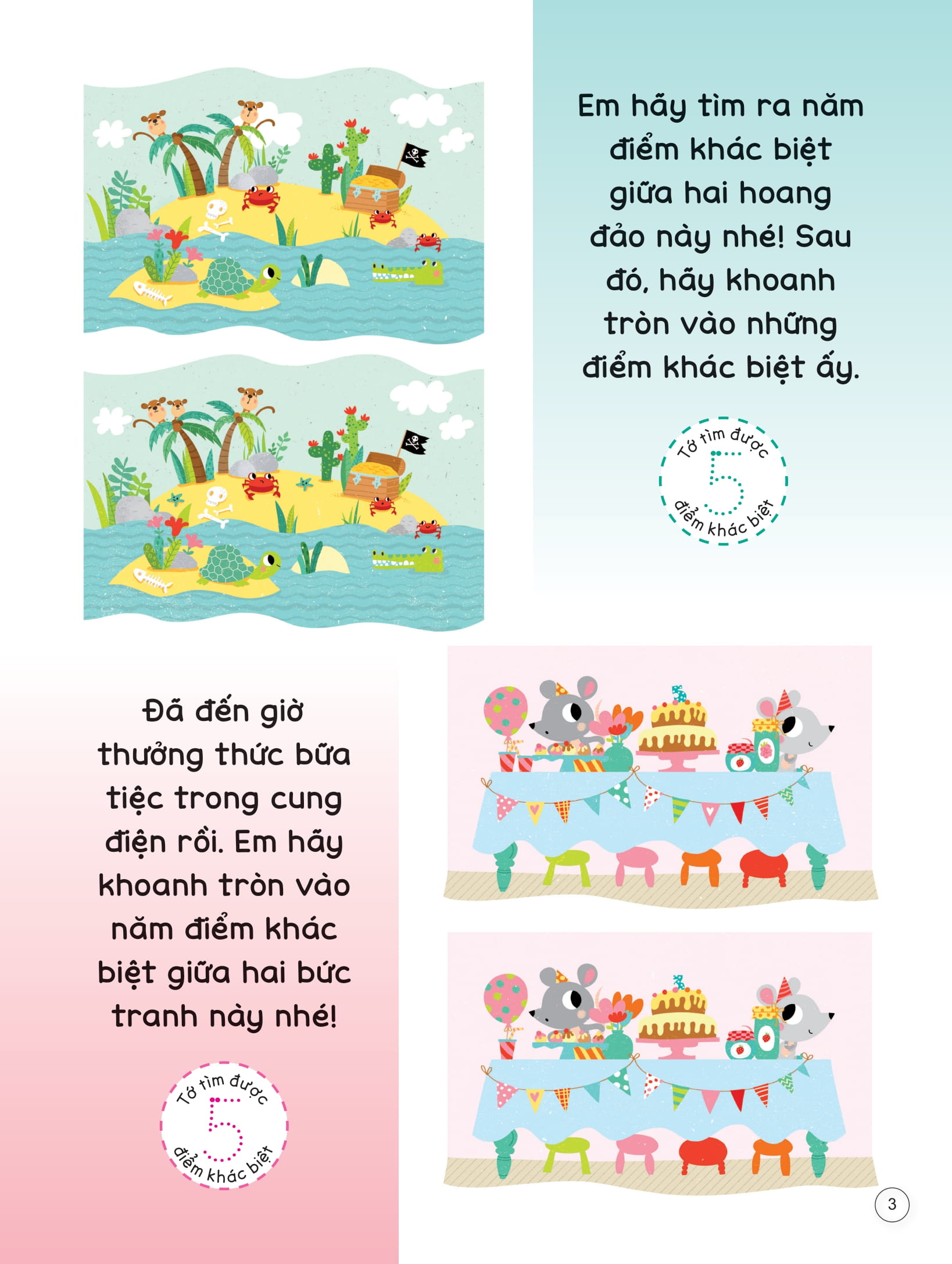 sách viết xóa thông minh - tìm điểm khác biệt và xem tranh giải đố - Ảnh 4