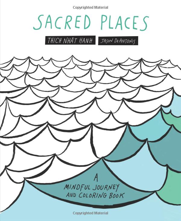 sacred places: a mindful journey and coloring book - Ảnh 2