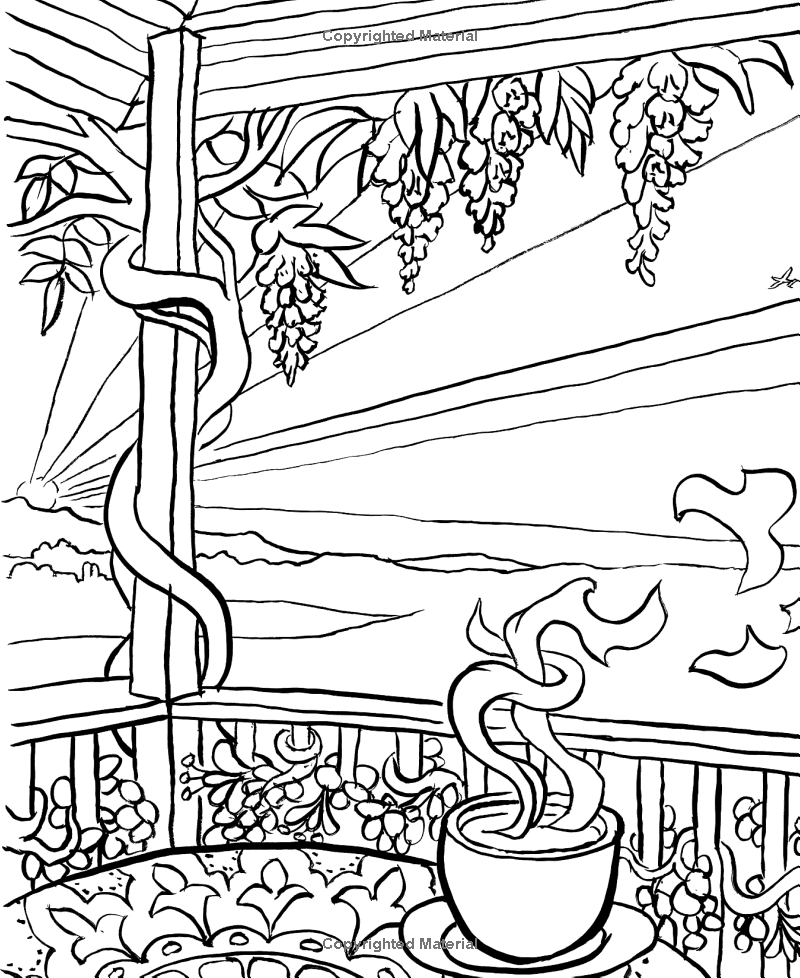 sacred places: a mindful journey and coloring book - Ảnh 8