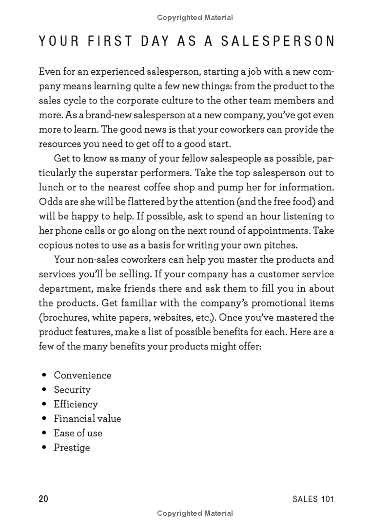 sales 101: from finding leads and closing techniques to retaining customers and growing your business, an essential primer on how to sell (adams 101) - Ảnh 10