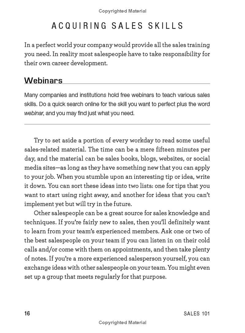 sales 101: from finding leads and closing techniques to retaining customers and growing your business, an essential primer on how to sell (adams 101) - Ảnh 6