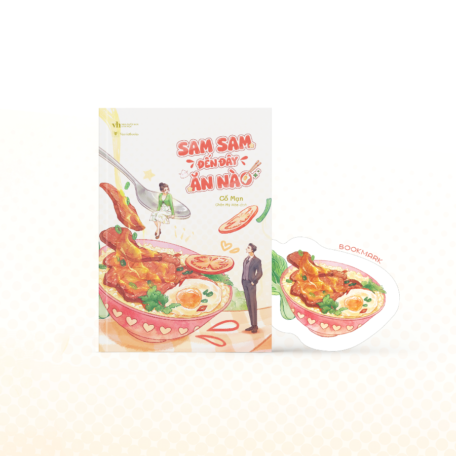 Sam Sam Đến Đây Ăn Nào - Bản Đặc Biệt - Tặng Kèm Móc Khóa Mica 2 Mảnh + Bookmark Bế Hình Tô Cơm + Bookmark Bế Hình Sam Sam + Bookmark Bế Hình Phong Đằng + Card Lenticular + Poster - Ảnh 4
