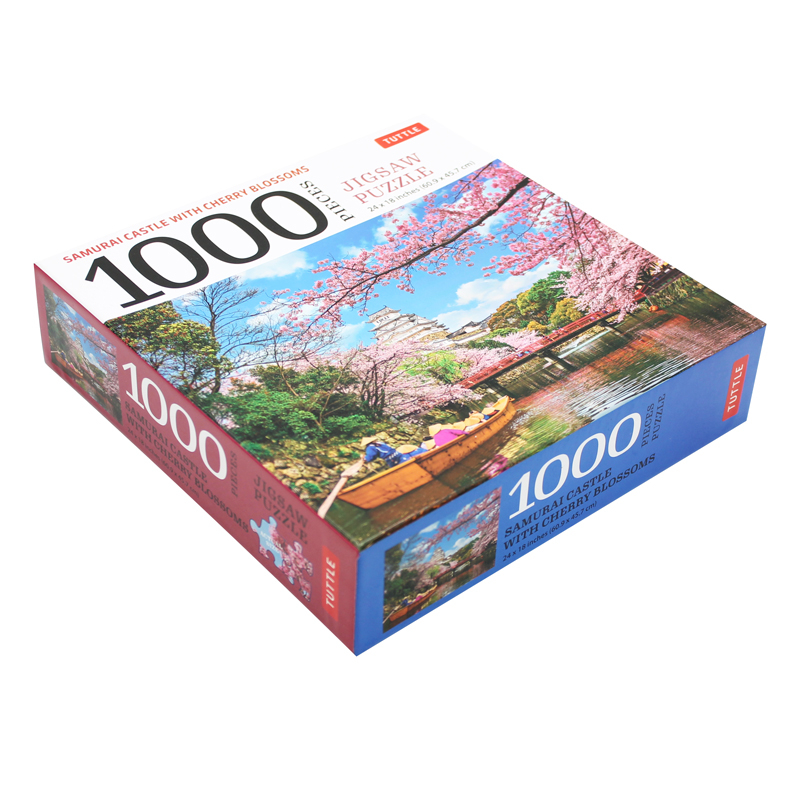 samurai castle & cherry blossoms - 1000 piece jigsaw puzzle: cherry blossoms at himeji castle (finished size 24 in x 18 in) - Ảnh 7