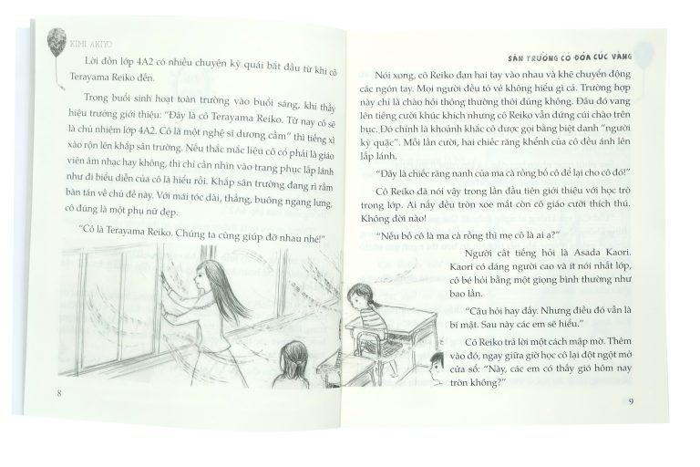 sân trường có đóa cúc vàng - Ảnh 2