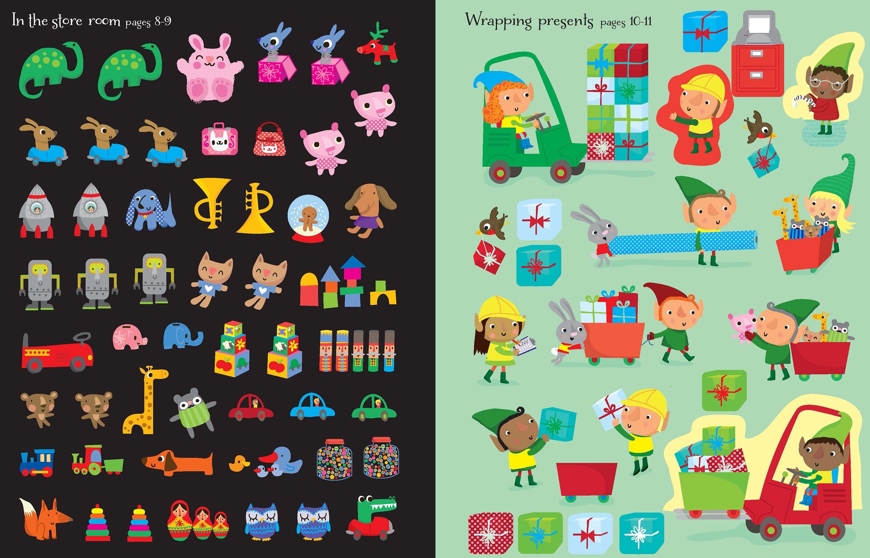 santa's elves sticker book - Ảnh 5