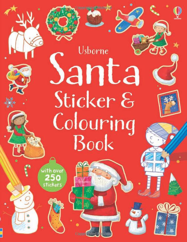 santa sticker & colouring book - Ảnh 2