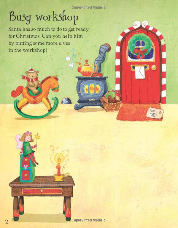 santa sticker & colouring book - Ảnh 4