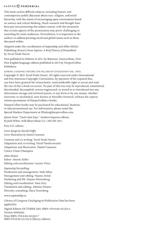 sapiens: a graphic history, volume 2: the pillars of civilization (hardback) - Ảnh 3