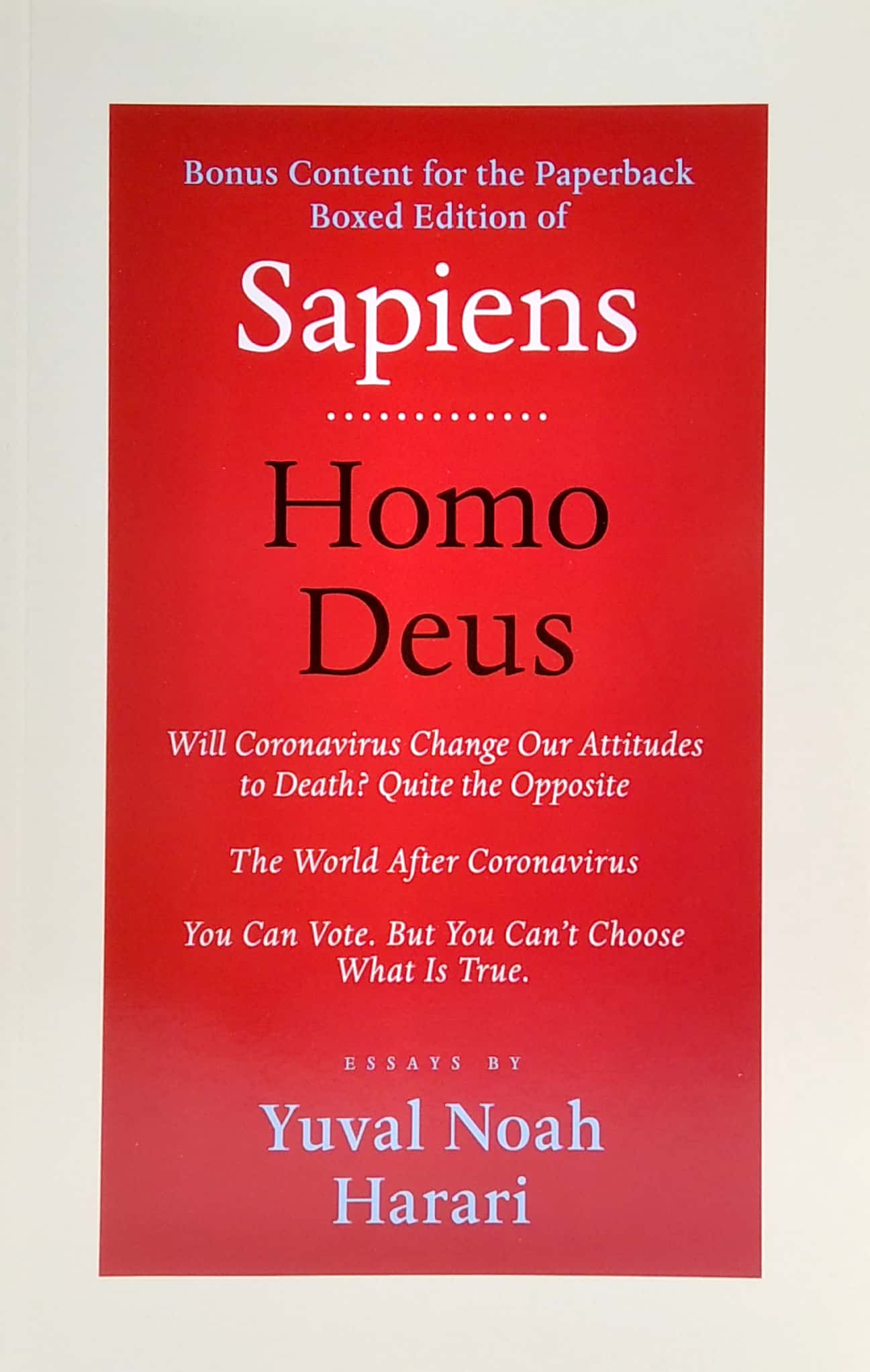 sapiens/homo deus box set w/bonus material - Ảnh 11
