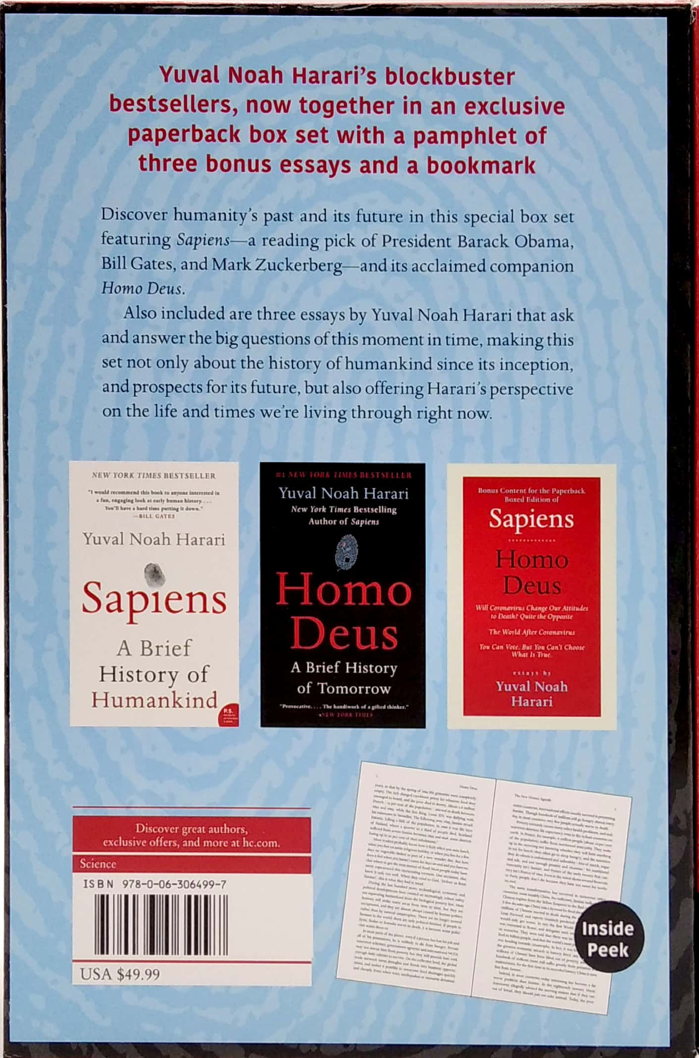 sapiens/homo deus box set w/bonus material - Ảnh 12
