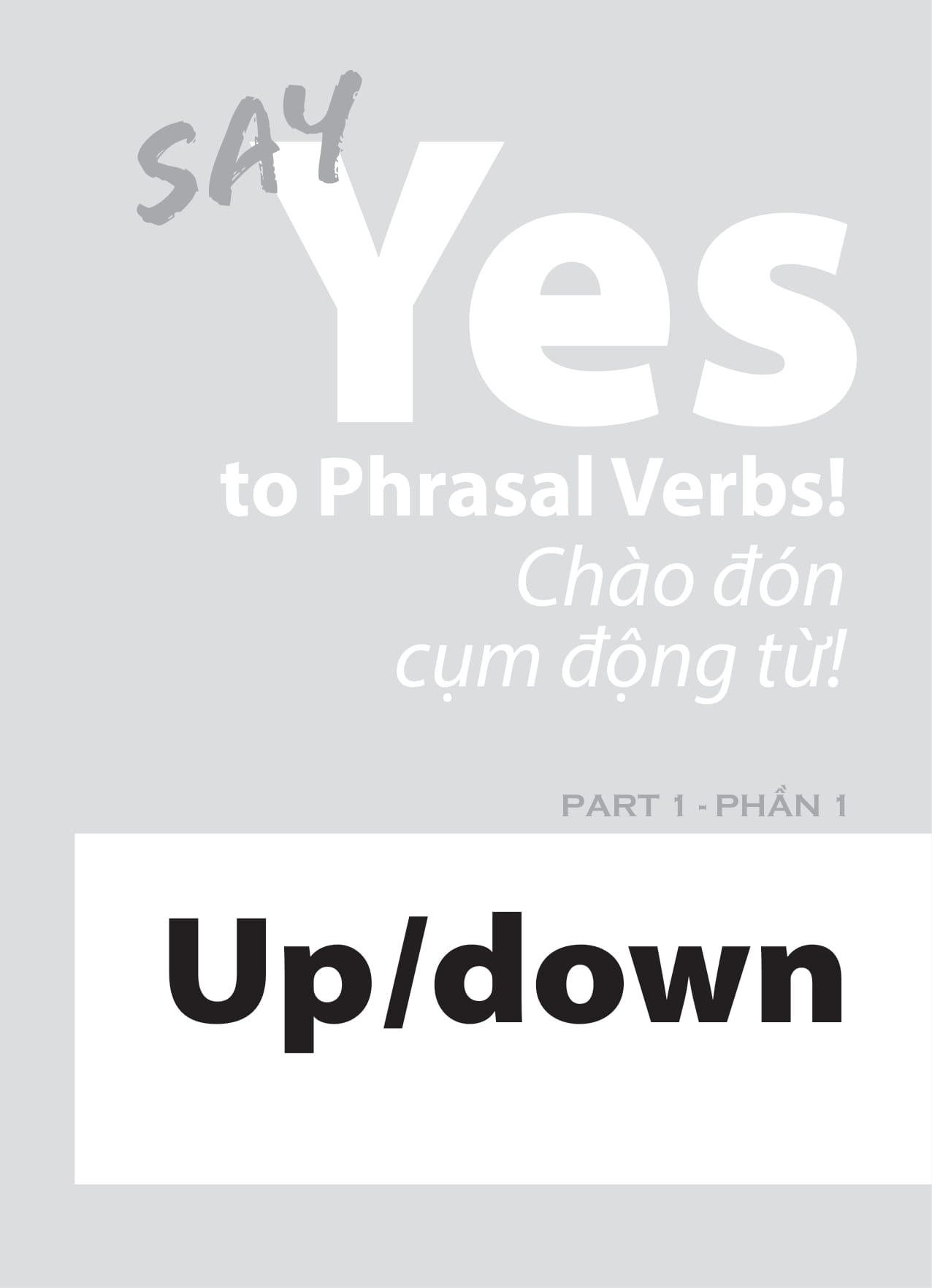 say cool to english - say yes to phrasal verbs! - chào đón cụm động từ! - Ảnh 2