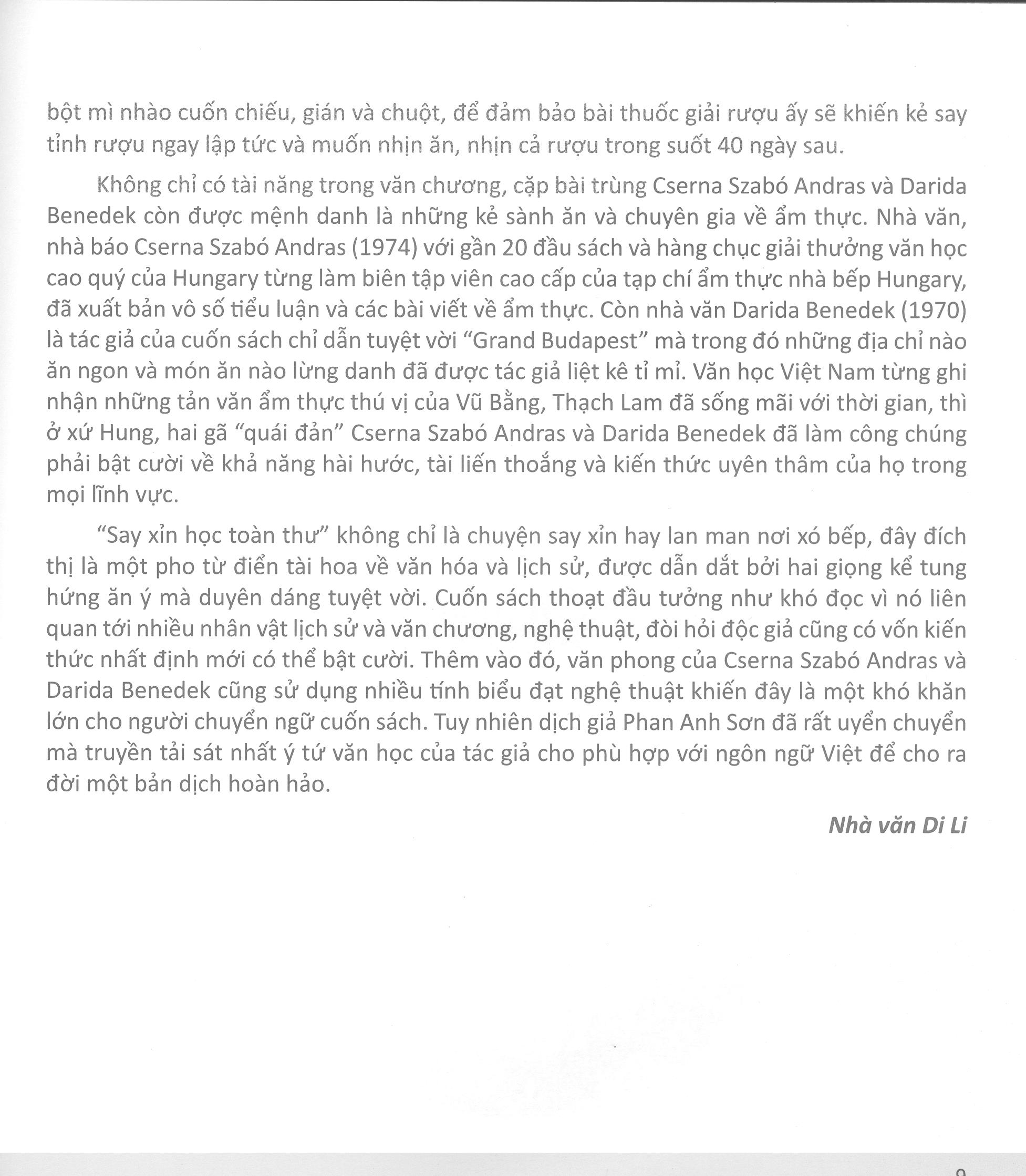 say xỉn học toàn thư - hay là lan man lúc vào bếp sau cơn say - Ảnh 5