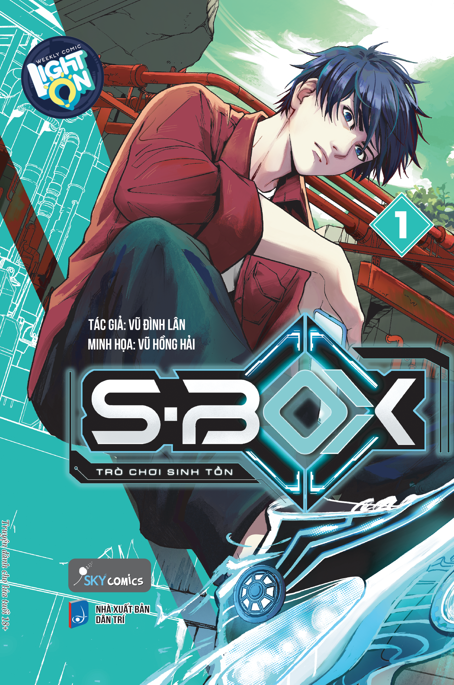 sbox - trò chơi sinh tồn - tập 1 - tặng kèm bookmark bồi cứng + postcard bồi cứng + thẻ nhân vật phủ hologram - Ảnh 3