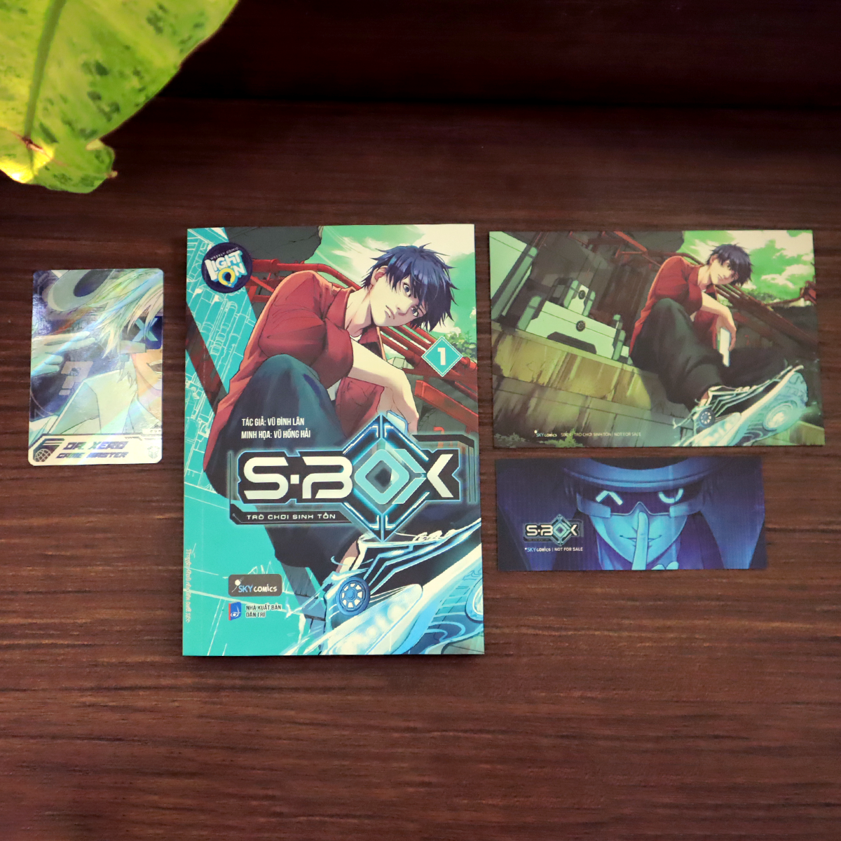 sbox - trò chơi sinh tồn - tập 1 - tặng kèm bookmark bồi cứng + postcard bồi cứng + thẻ nhân vật phủ hologram - Ảnh 4