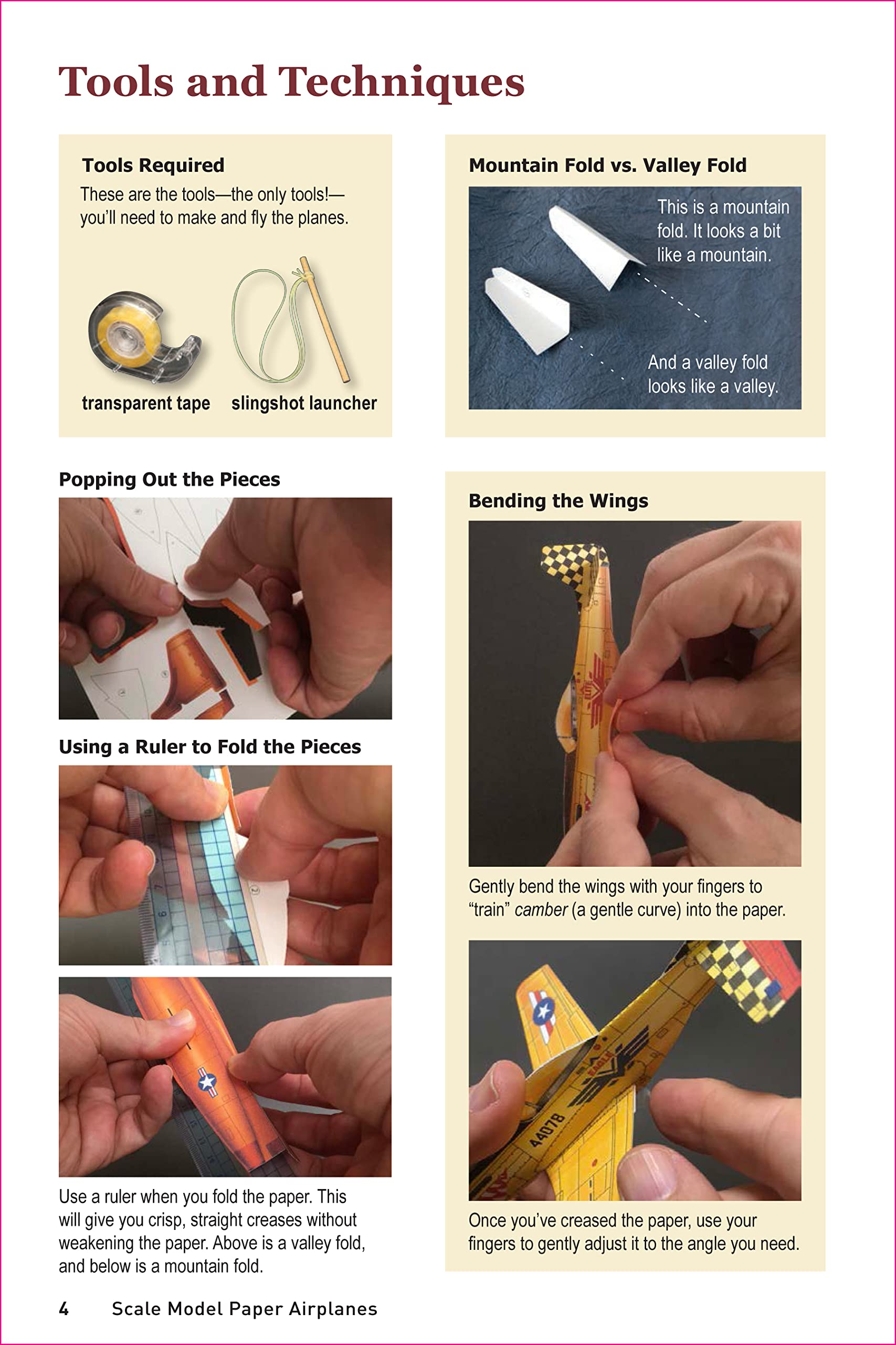 scale model paper airplanes kit: iconic planes that really fly! slingshot launcher included! - just pop-out and assemble (14 famous pop-out airplanes) - Ảnh 10